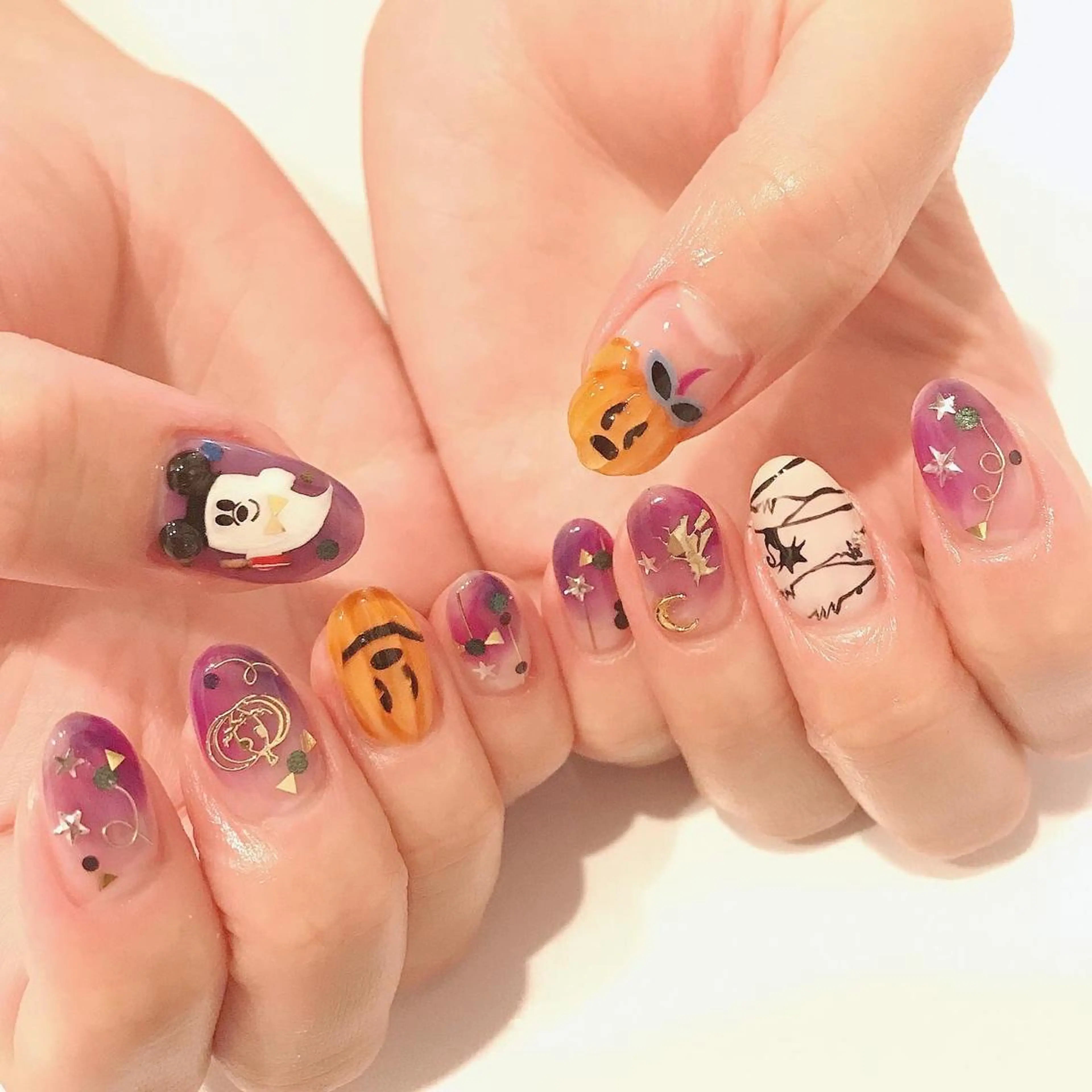ネイル ハロウィン ハンドネイル Nakazawa Mayuのネイルデザイン
