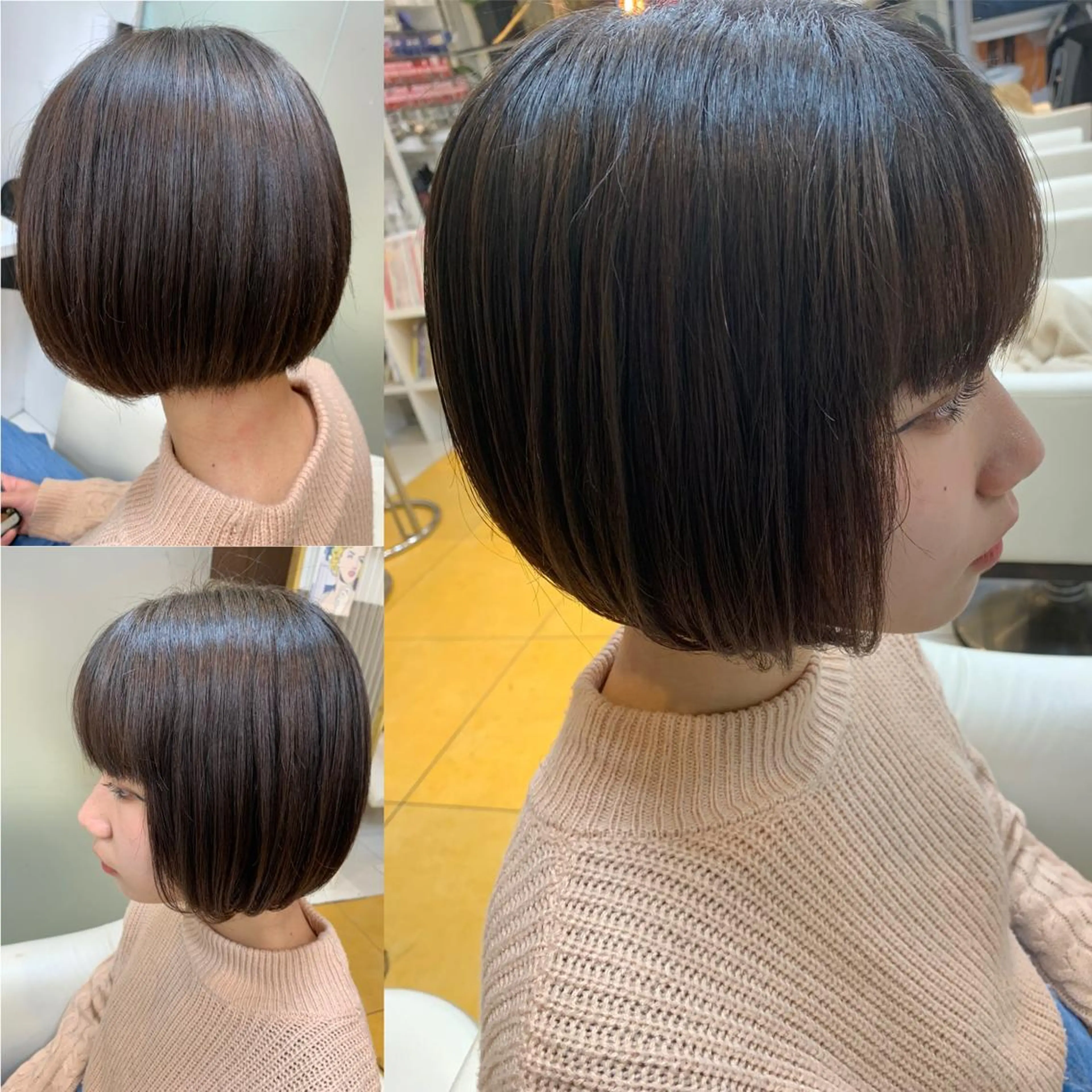 ショート ボブ ヘアケアベースウィズ所属・柳川 玲也のヘアスタイル