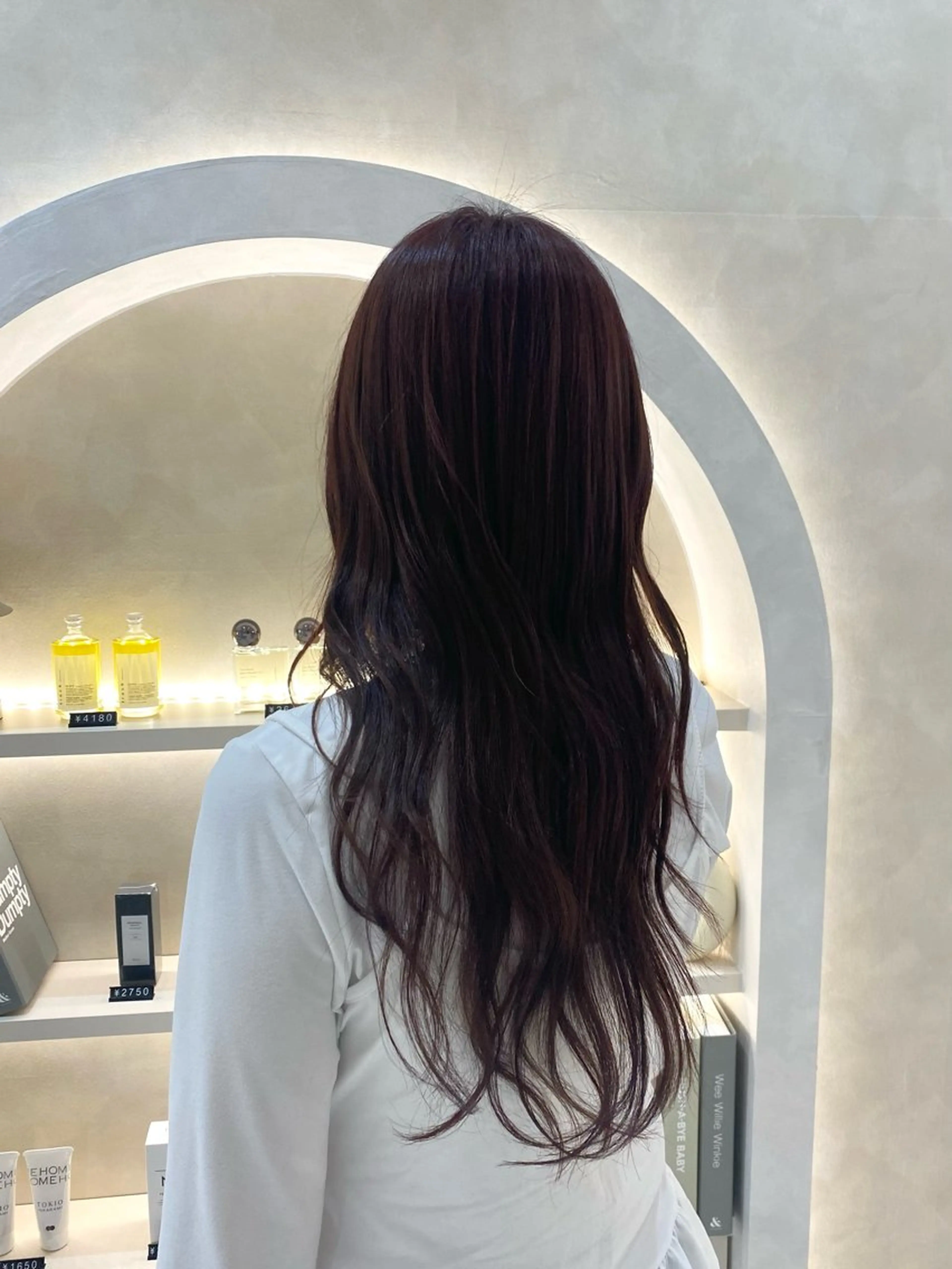 ロング カラー カット shiori/透明感 /顔周り/髪質改善のヘアスタイル