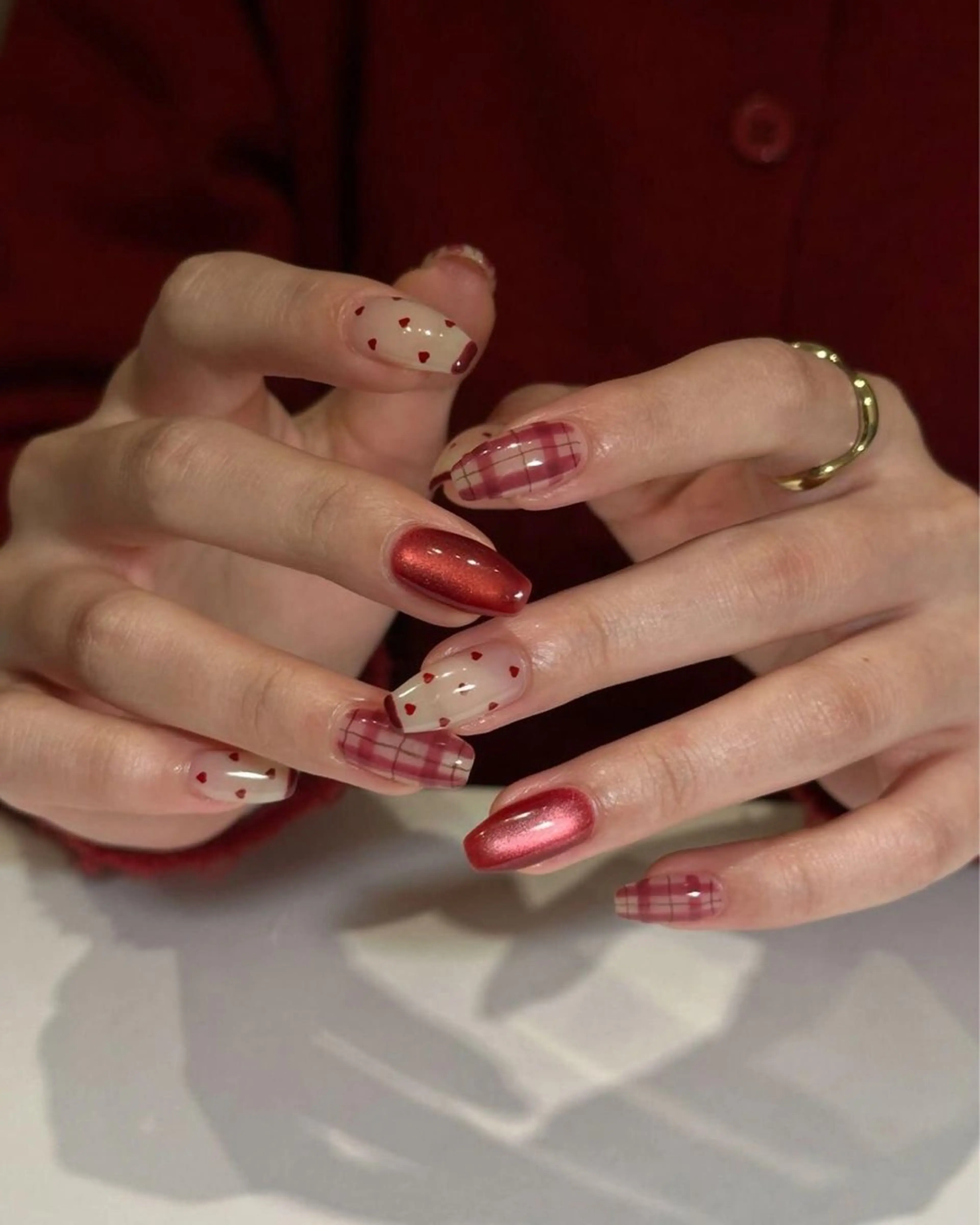 ネイル 冬ネイル クリスマス ハンドネイル Lumi de nails所属・中山 ゆきのネイルデザイン