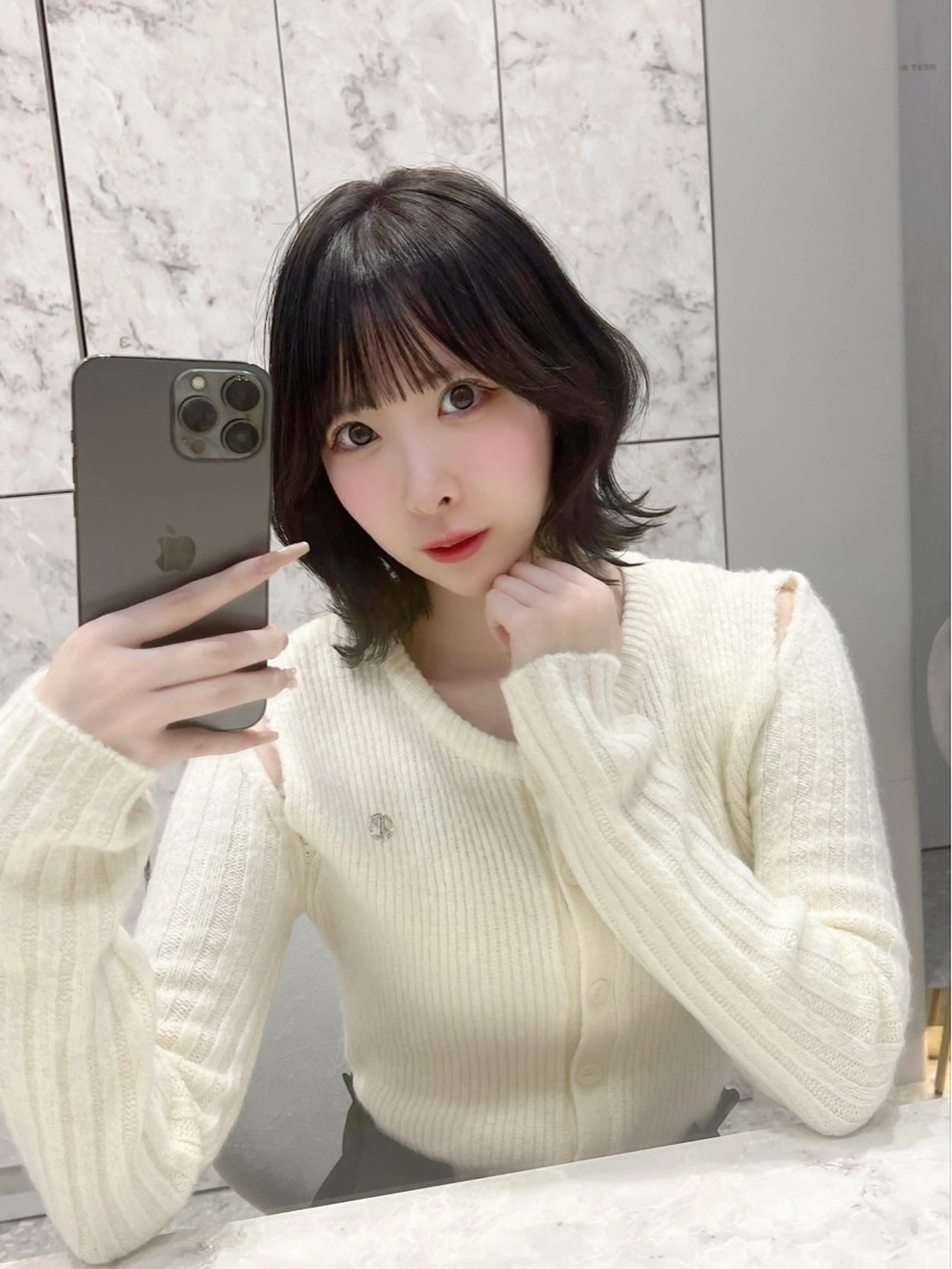 韓国風カット＋髪質改善縮毛矯正の写真
