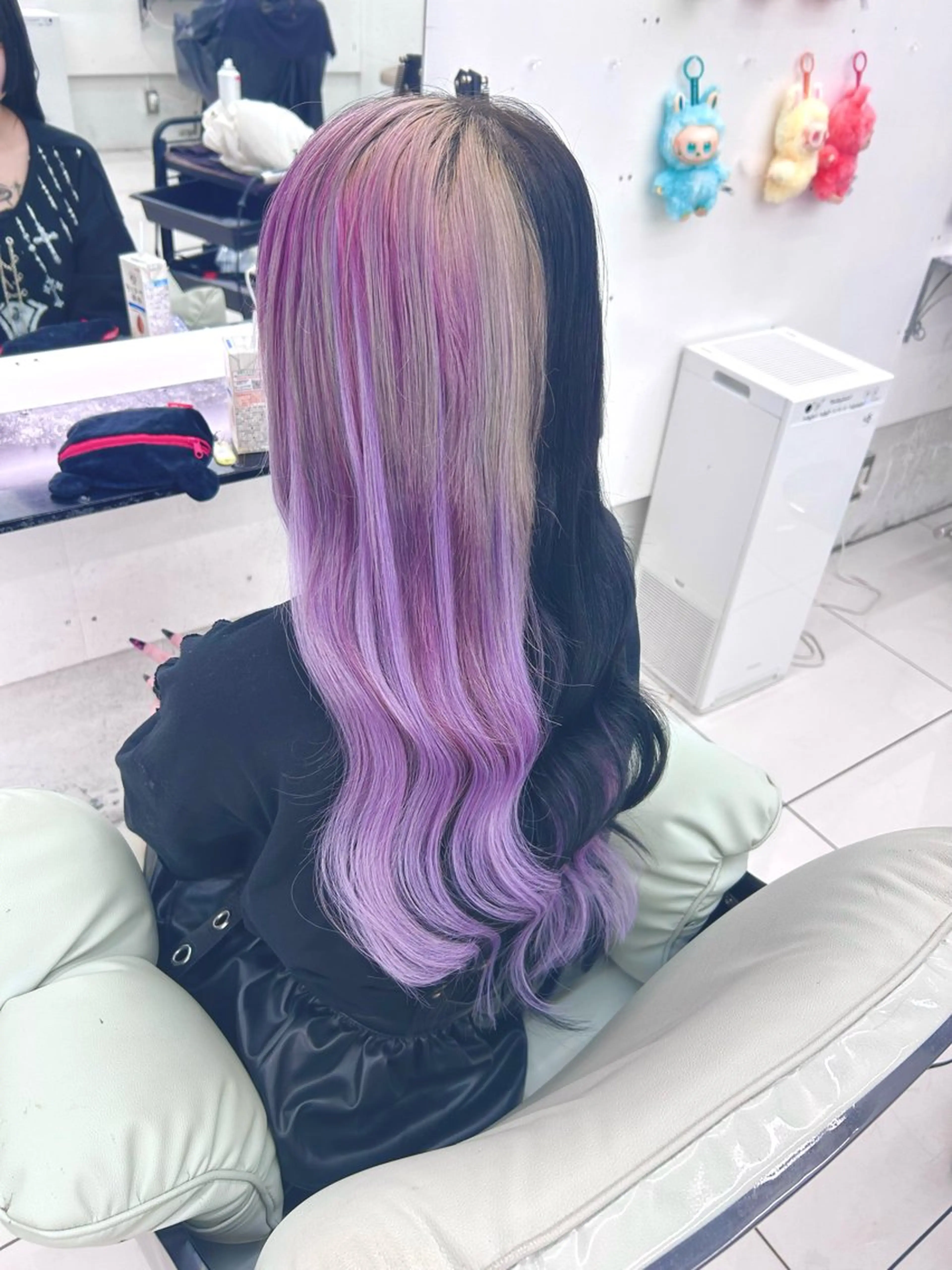 【大人気】最高級シールエクステ・ロング（長さヘソ上）50枚￥12500の写真