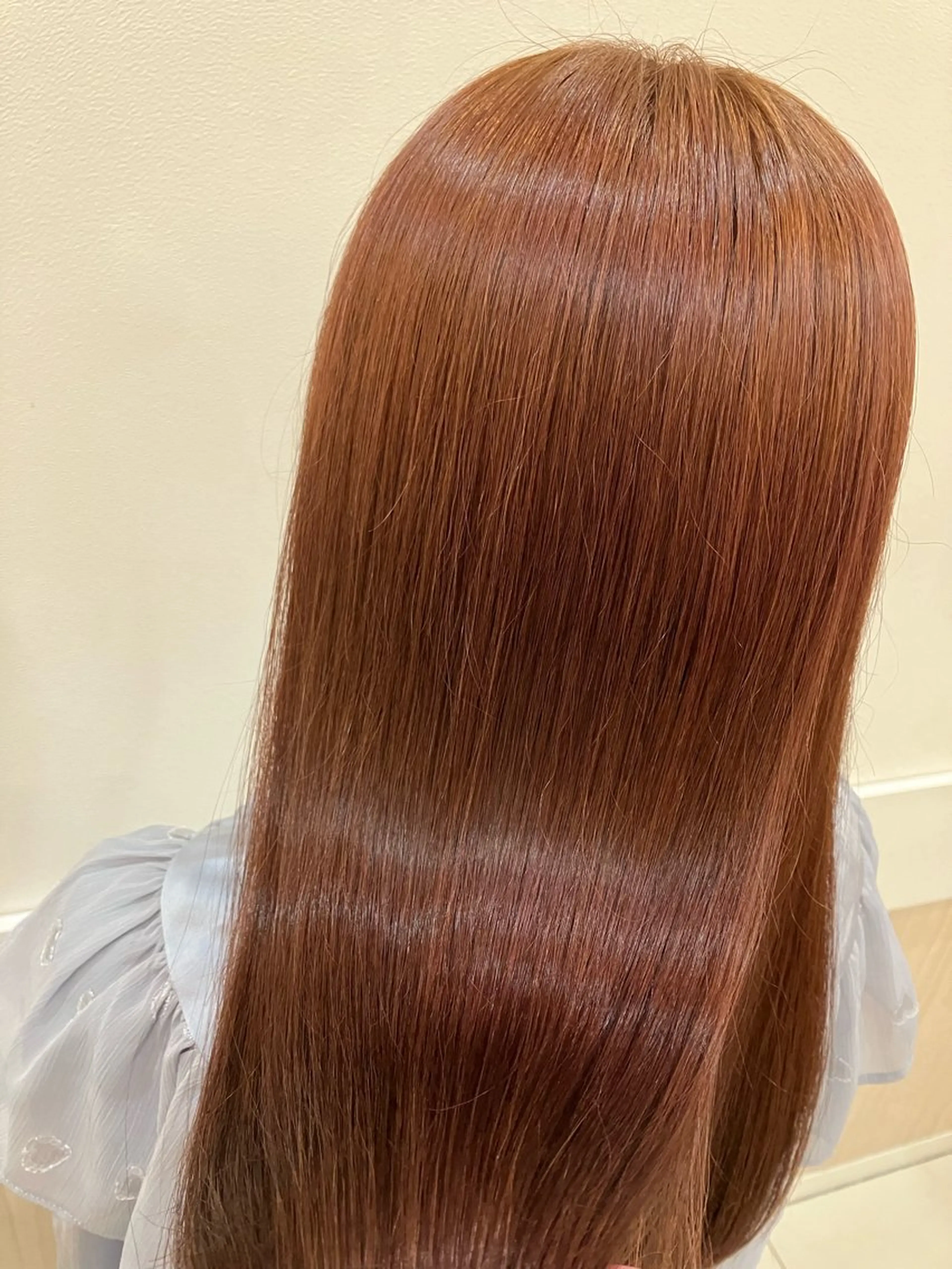 セミロング ヘアカラー トリートメント yukari 艶髪ヘアのヘアスタイル