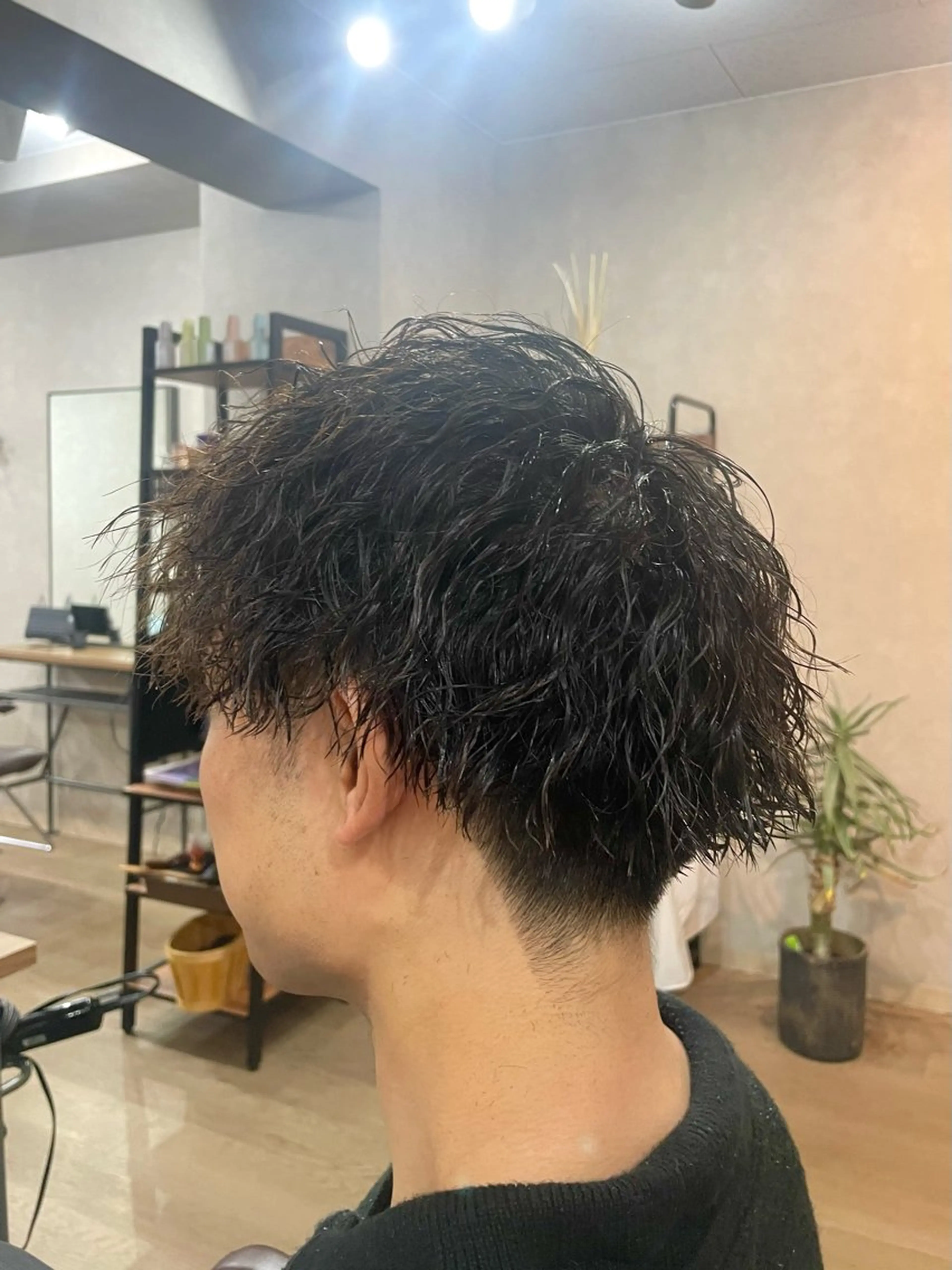 🫐メンズカット＋波打ちパーマ🫐の写真