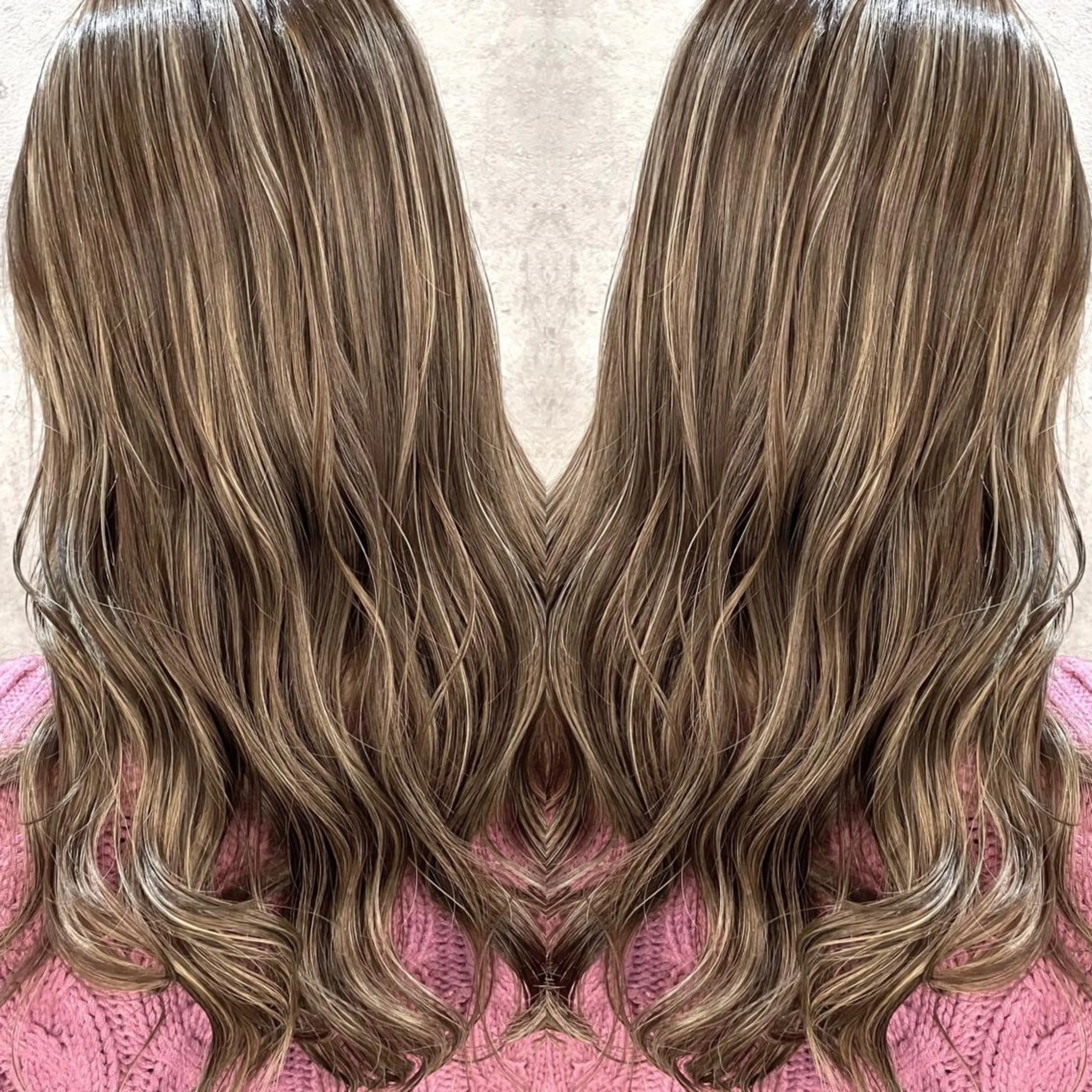 ロング カラー ハイライトカラー ハイライト MiL所属・✨ハイトーン✨ 濱田知孝のヘアスタイル