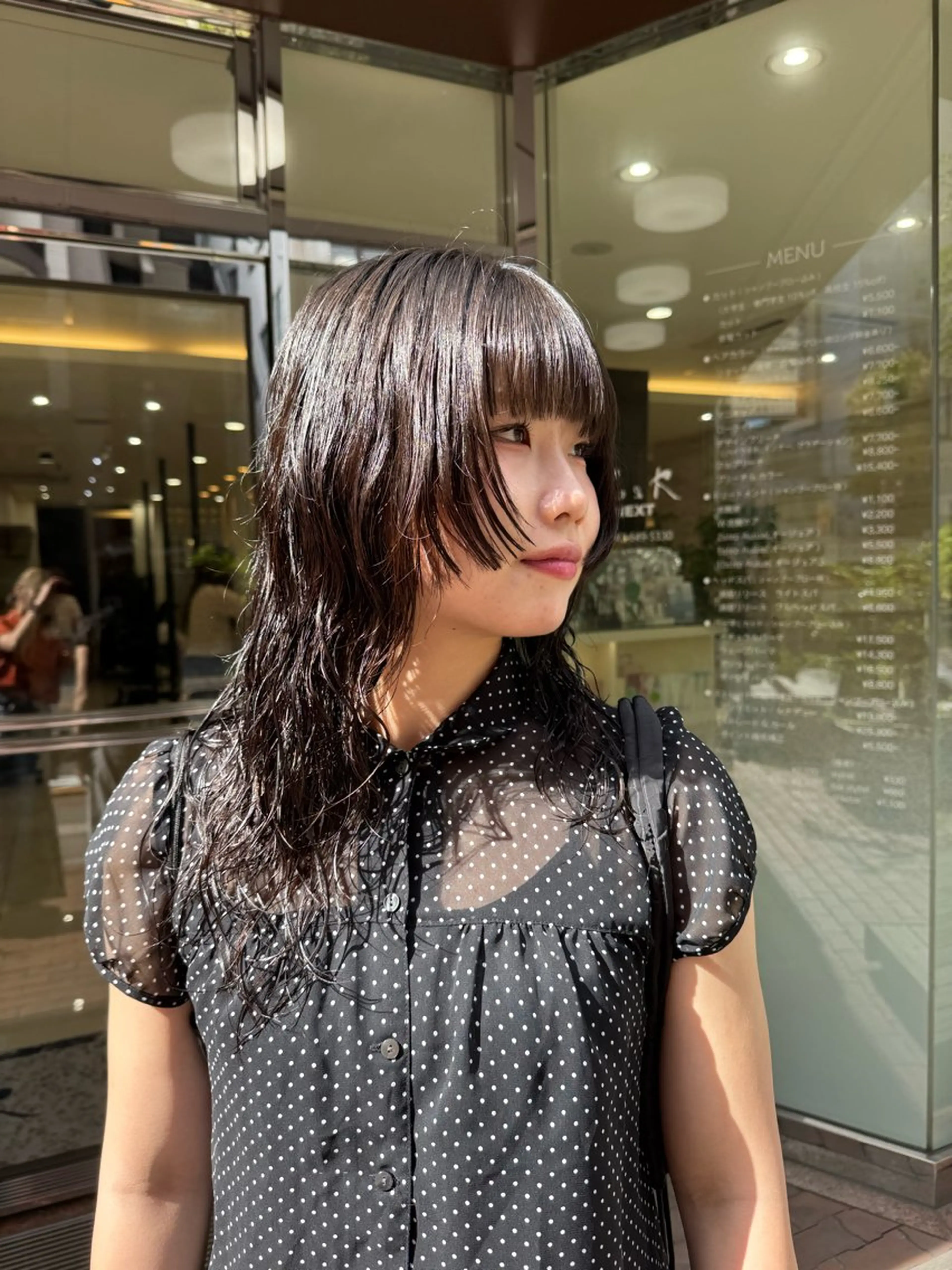 ミディアム パーマ ミディアムパーマ カット パーマ Seeknext // Rukaのヘアスタイル