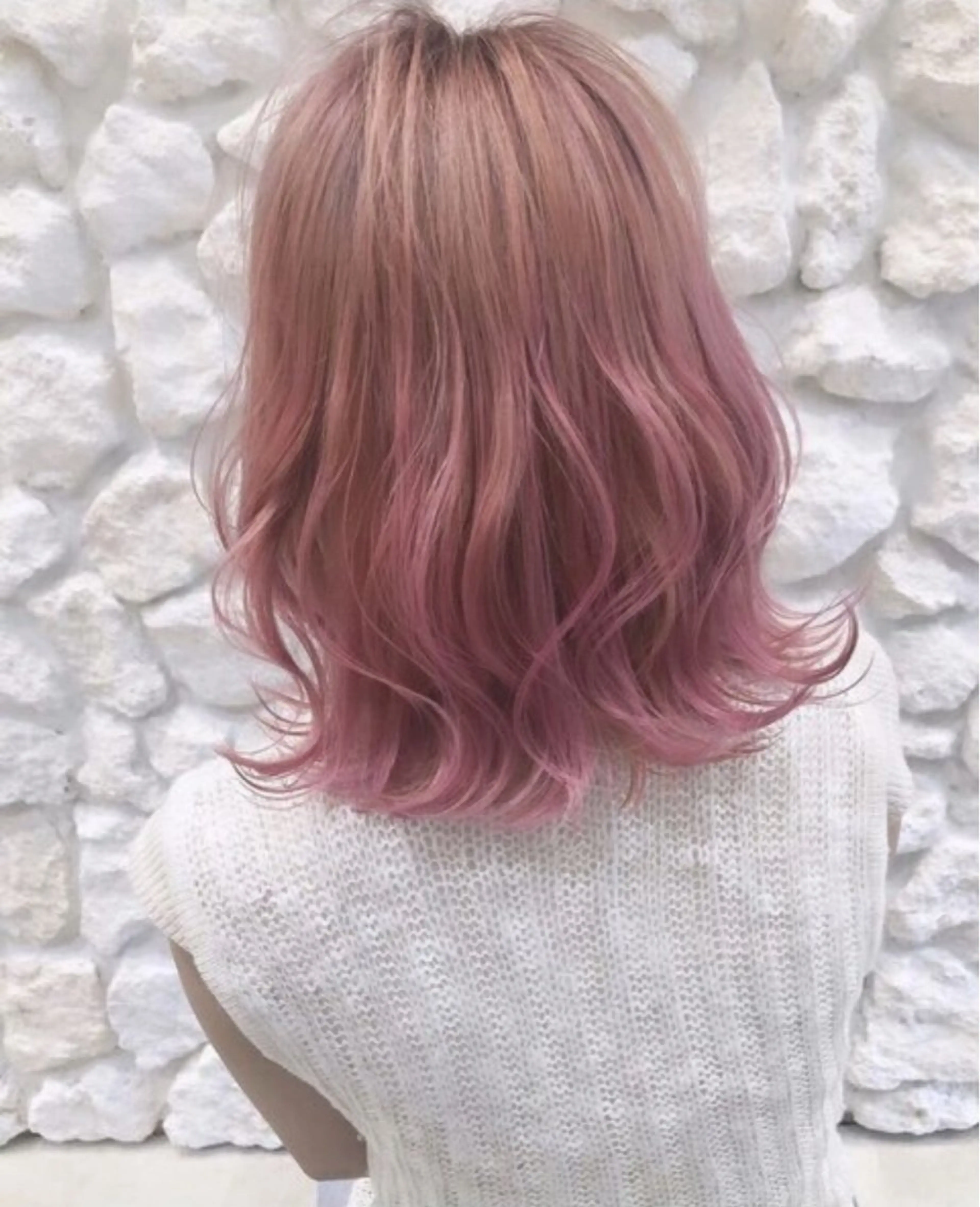 ミディアム カラー ヘアカラー moana大宮所属・mio ☆のヘアスタイル