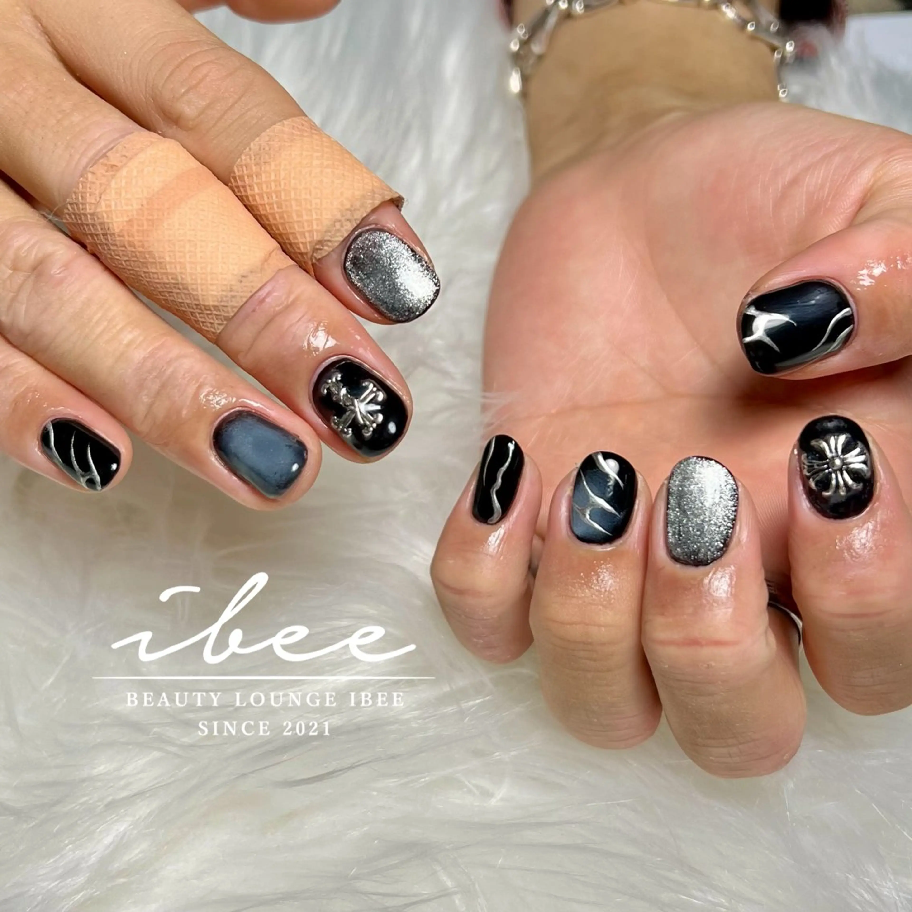 メンズ ネイル ハンドネイル ibee nail 🤍yumiのネイルデザイン