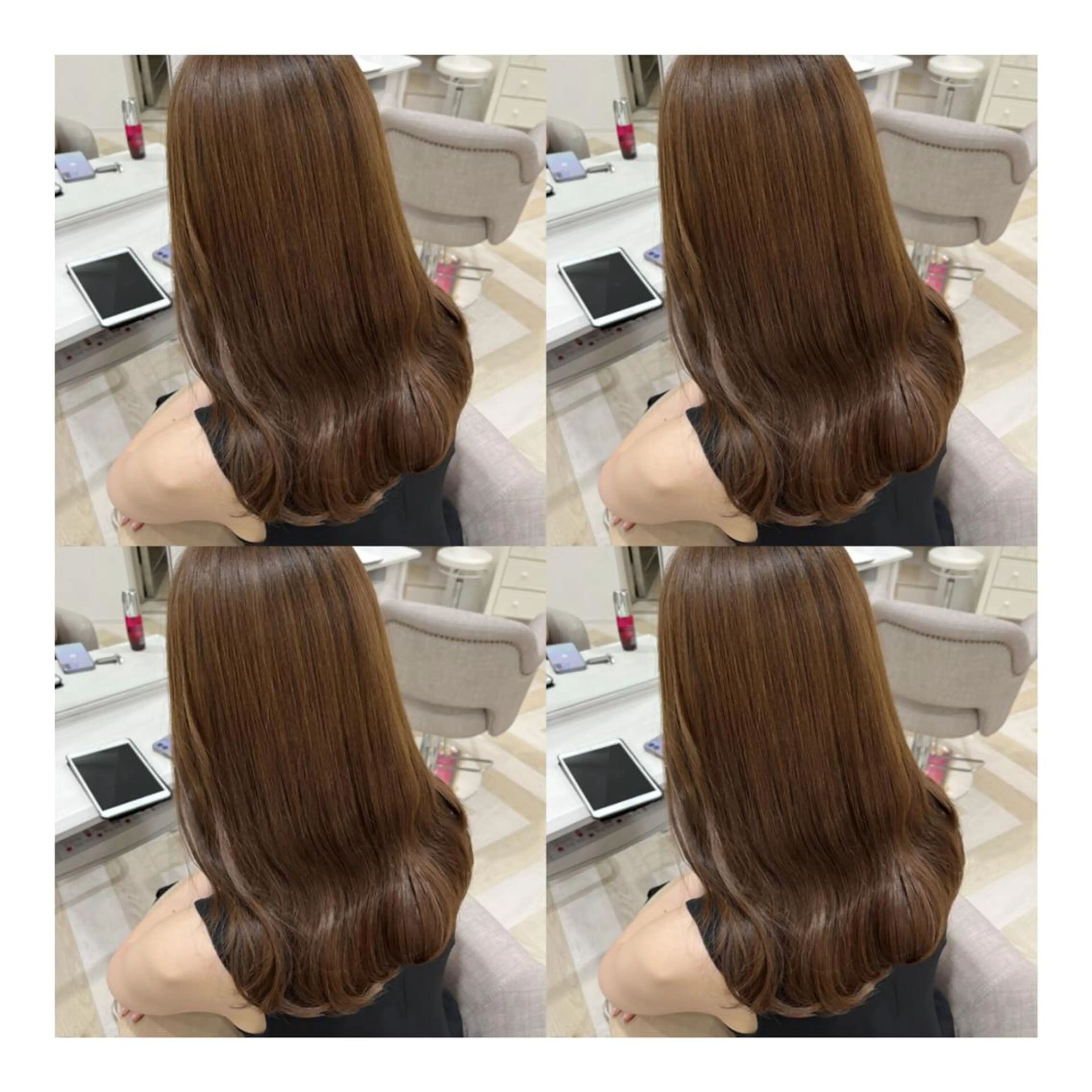 カラー ベージュカラー ピンクカラー ピンクベージュ カット トリートメント Lag.銀座 🌺ゆいのヘアスタイル