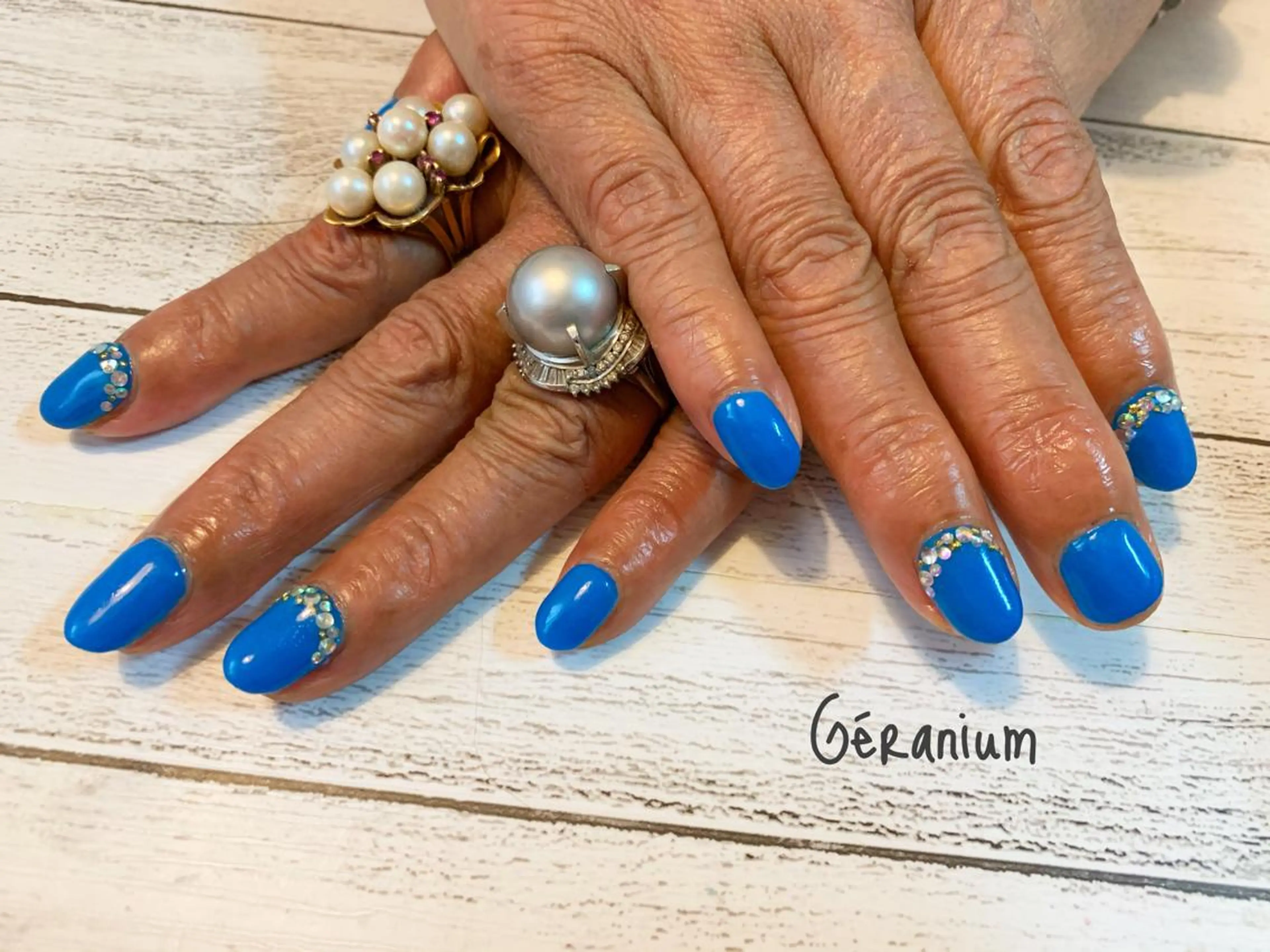 ネイル ハンドネイル フットネイル GéRanium Harukaのネイルデザイン
