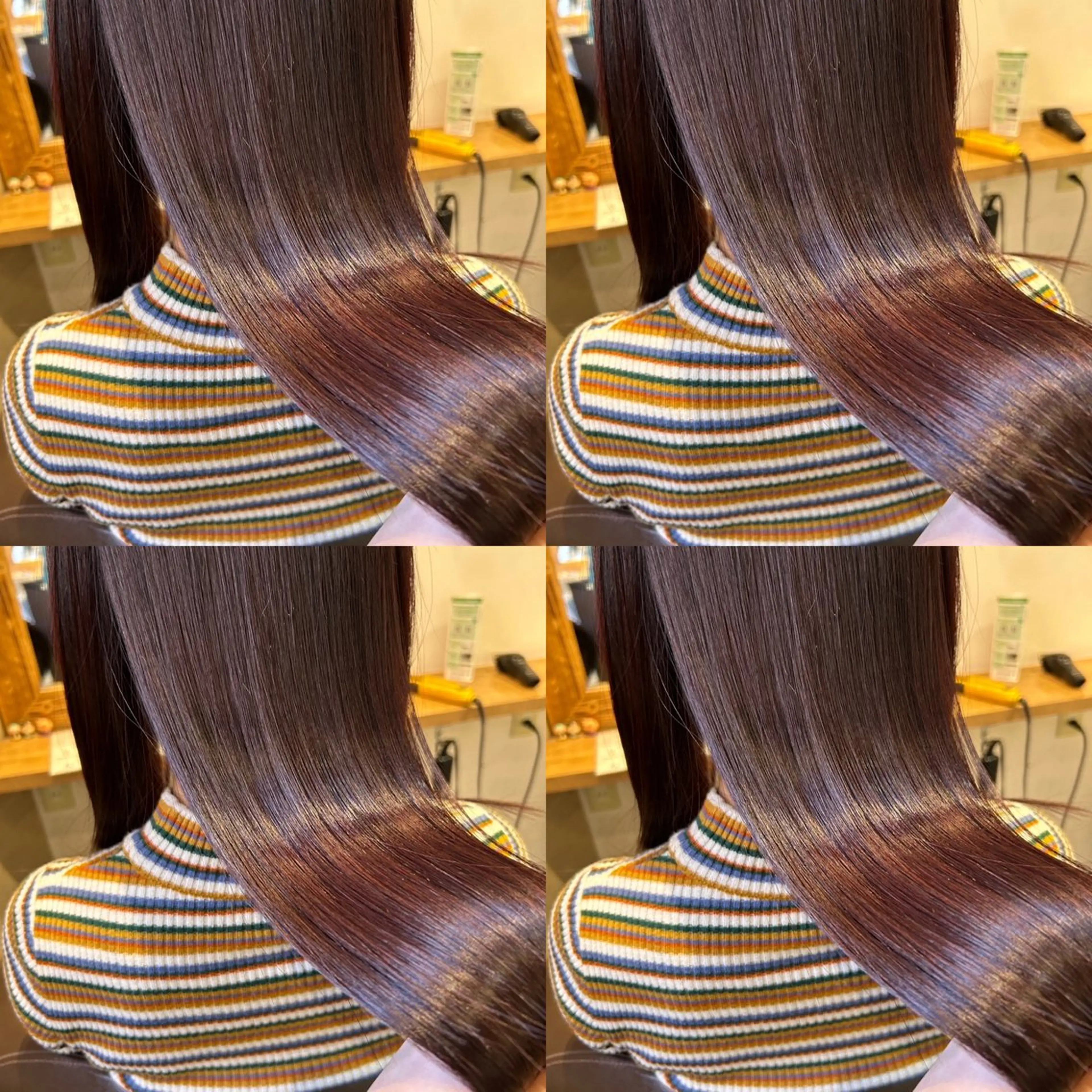 ロング カラー ヘアカラー トリートメント 半個室/縮毛矯正 髪質改善🇰🇷早坂のヘアスタイル