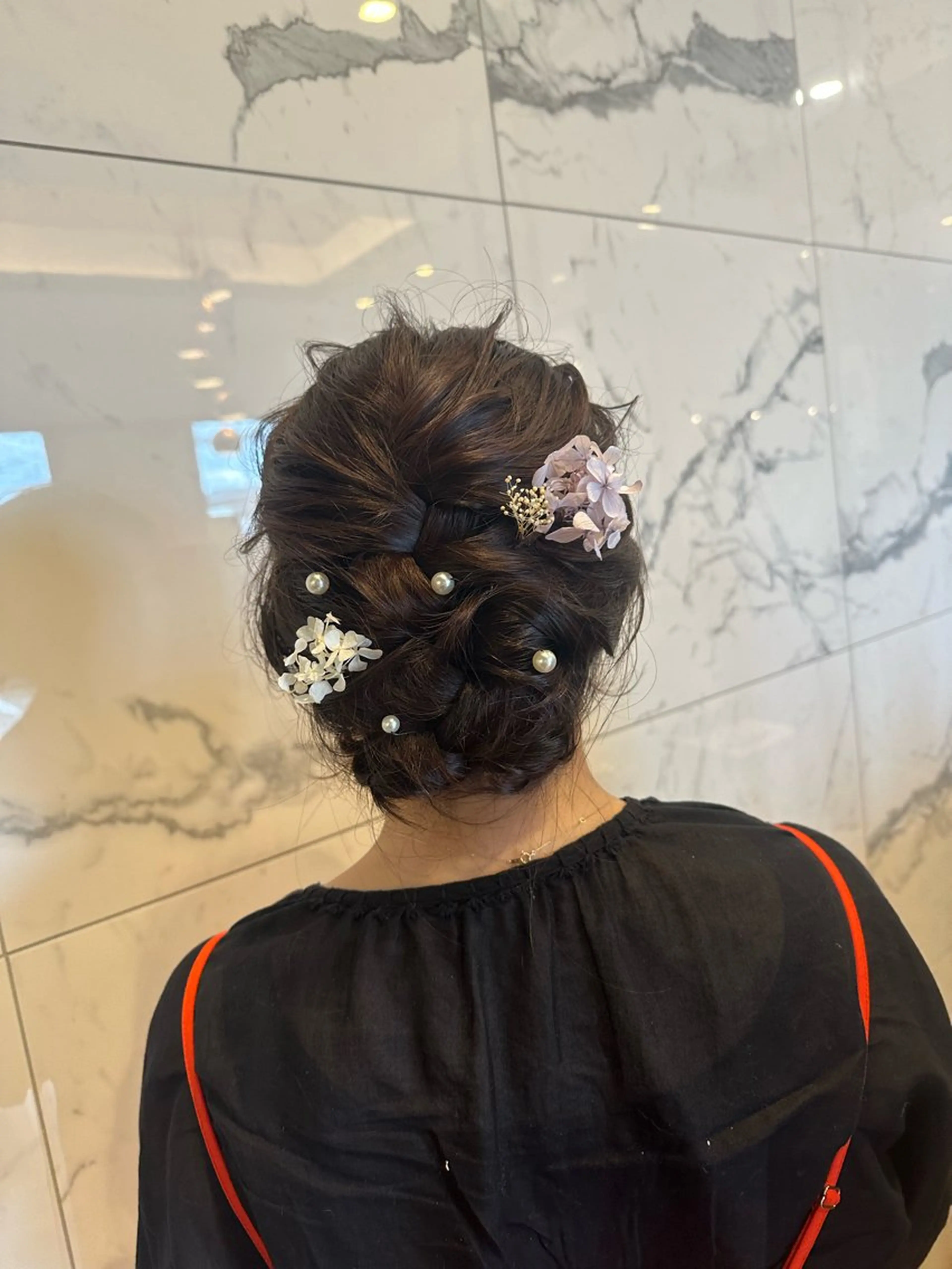 ミディアム ヘアセット レイビューティー豊田 丸山店アシスタントのヘアスタイル