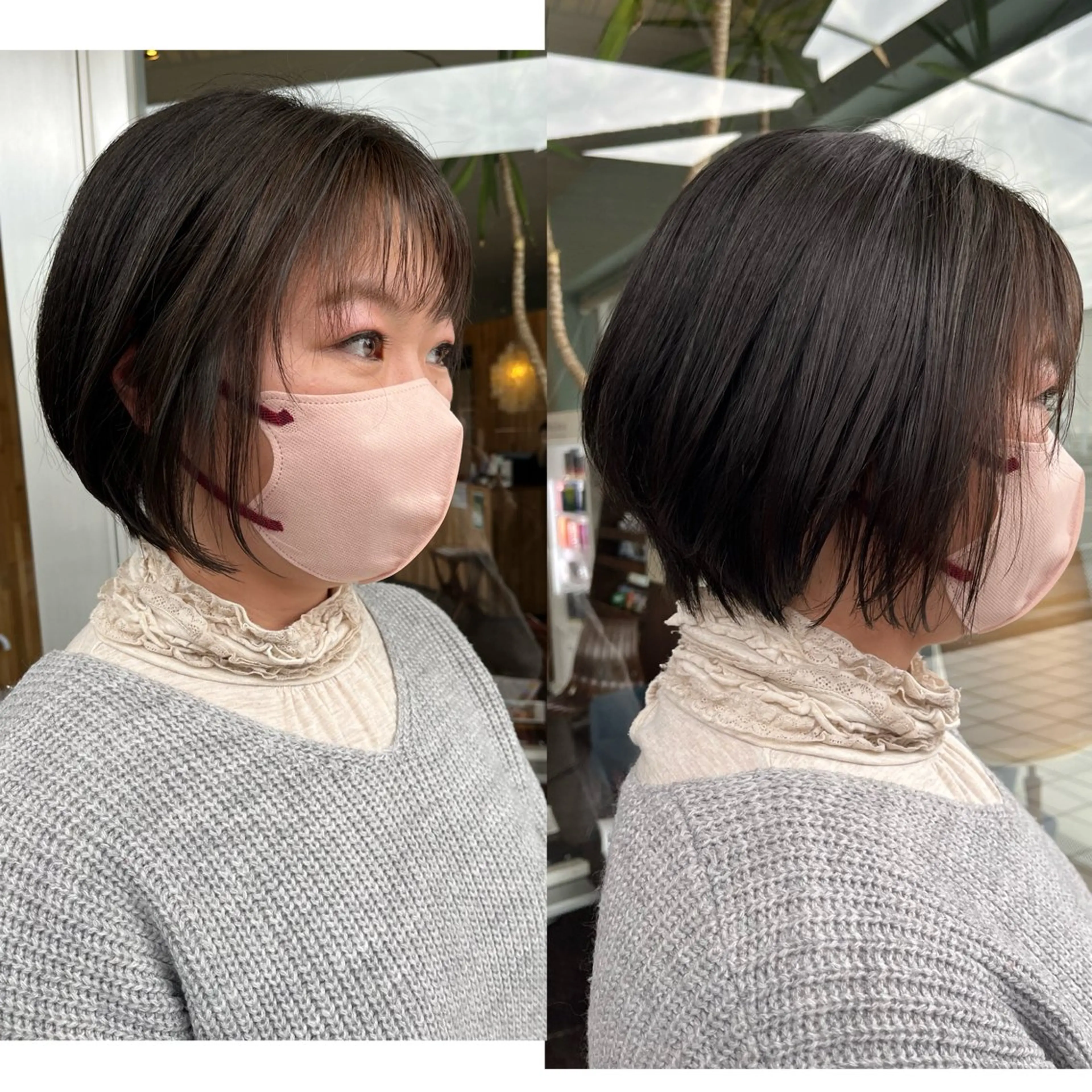 ショート ショートボブ ボブ 顔周りカット レイヤーカット ショートヘア TAKAHASHI REIKAのヘアスタイル