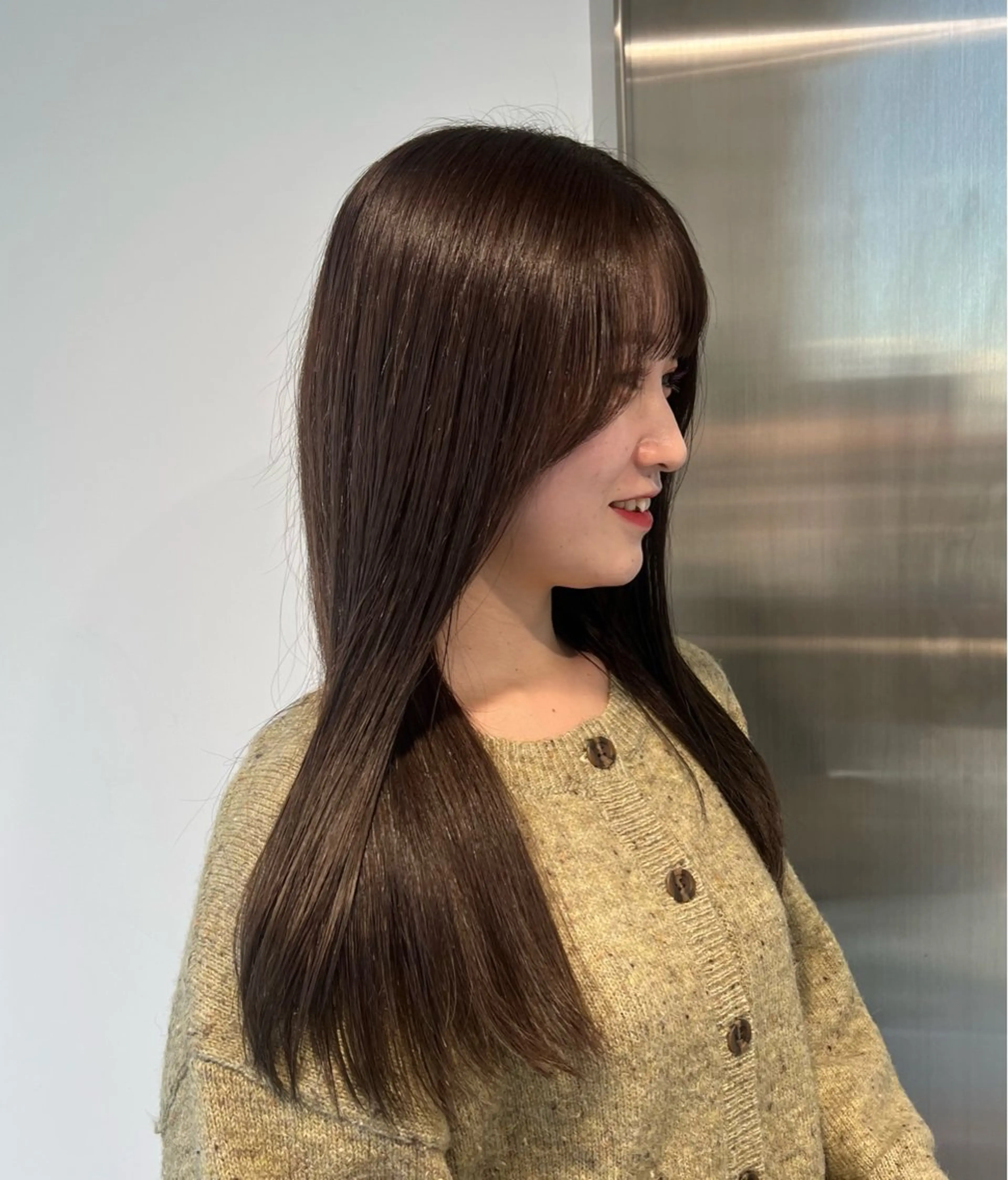 ロング カラー カット ヘアカラー トリートメント ブリーチなし 透明感🔅KANTAのヘアスタイル