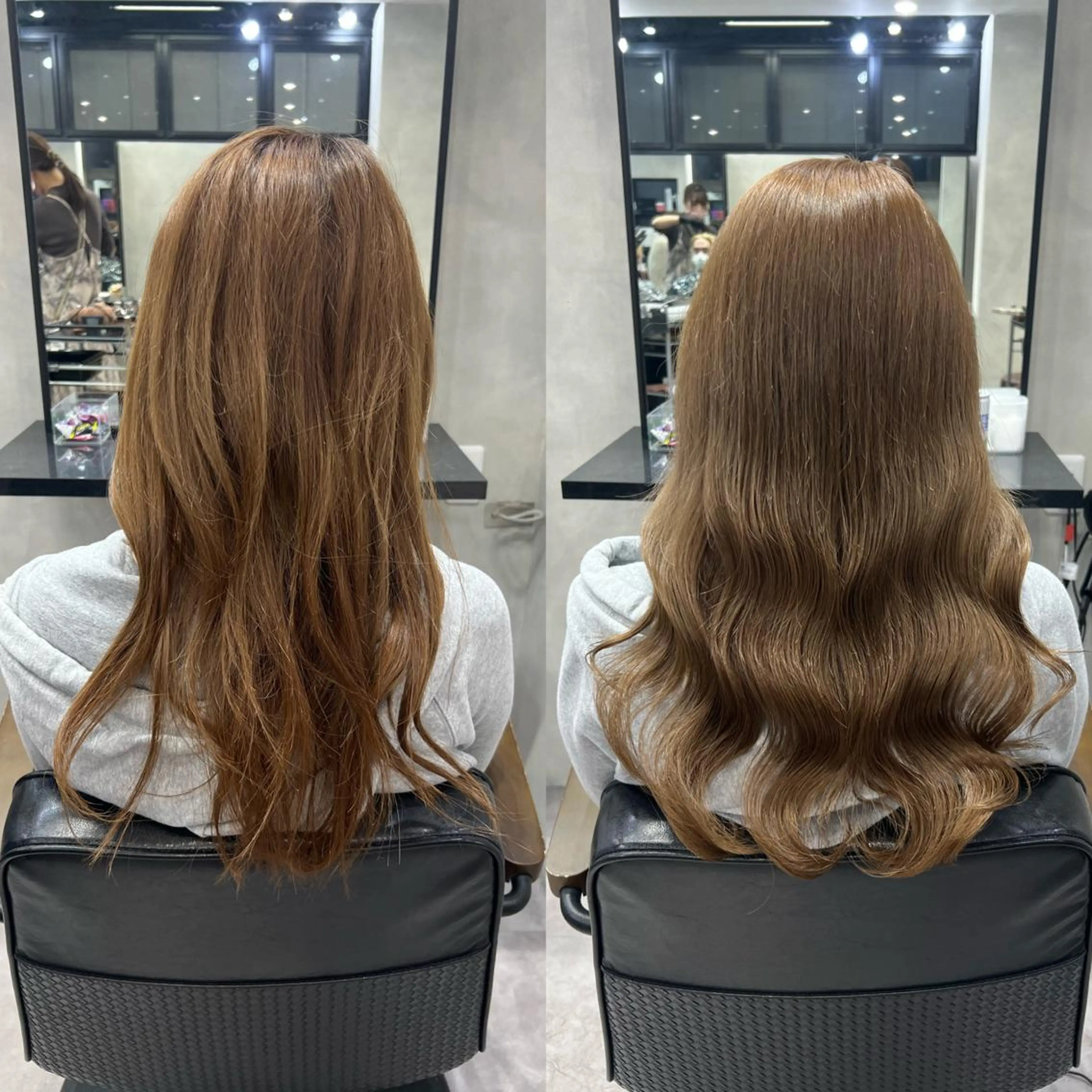 セミロング カラー ヘアアレンジ シールエクステ アディクシーカラー アッシュ バレイヤージュ ベージュカラー ヘアカラー トリートメント ar+ ❤︎ maiのヘアスタイル