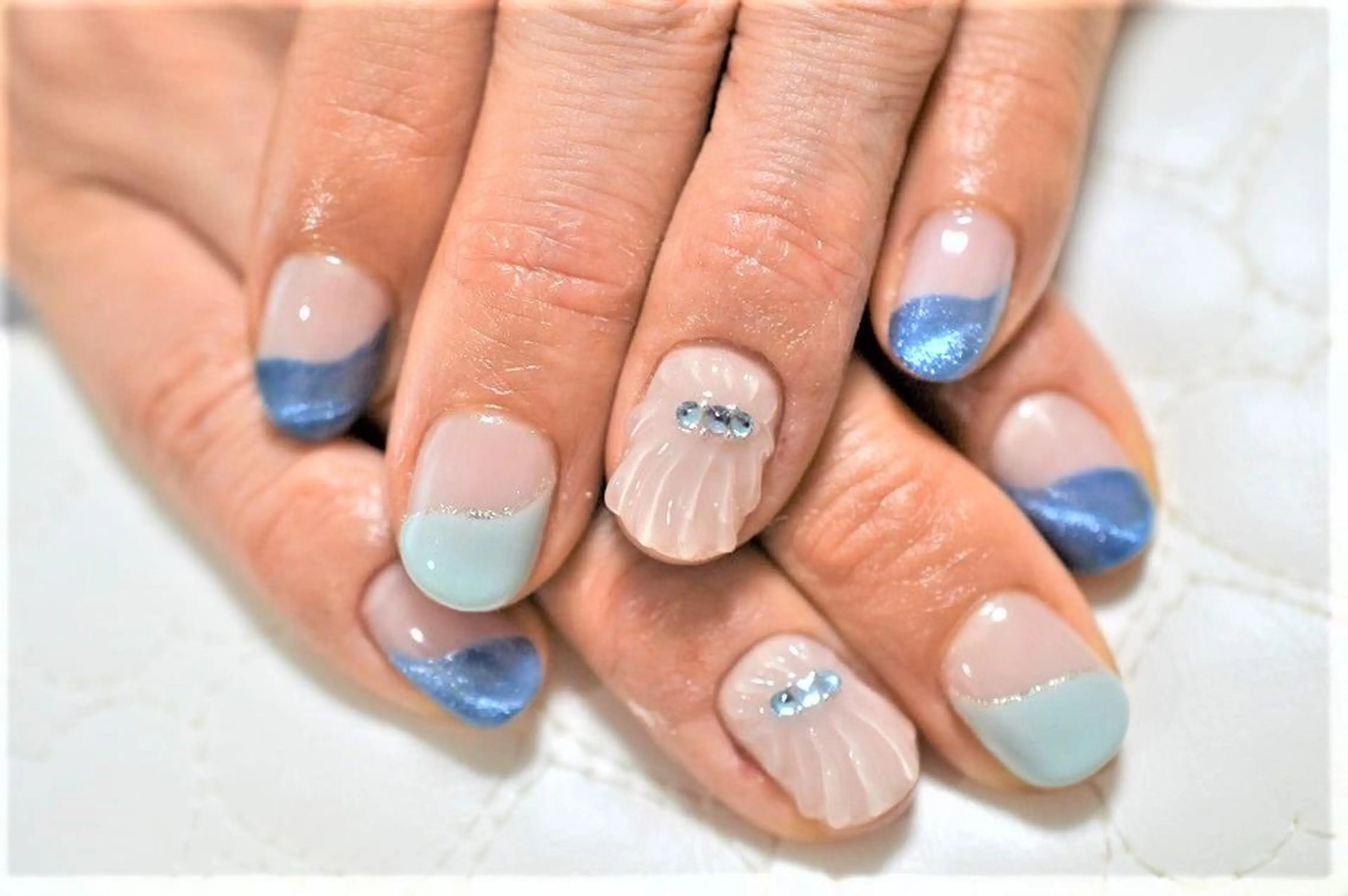 ネイル フットネイル ジェルネイル nail Haniel所属・半蔵門サロンハニエル 魅神 ちよのネイルデザイン