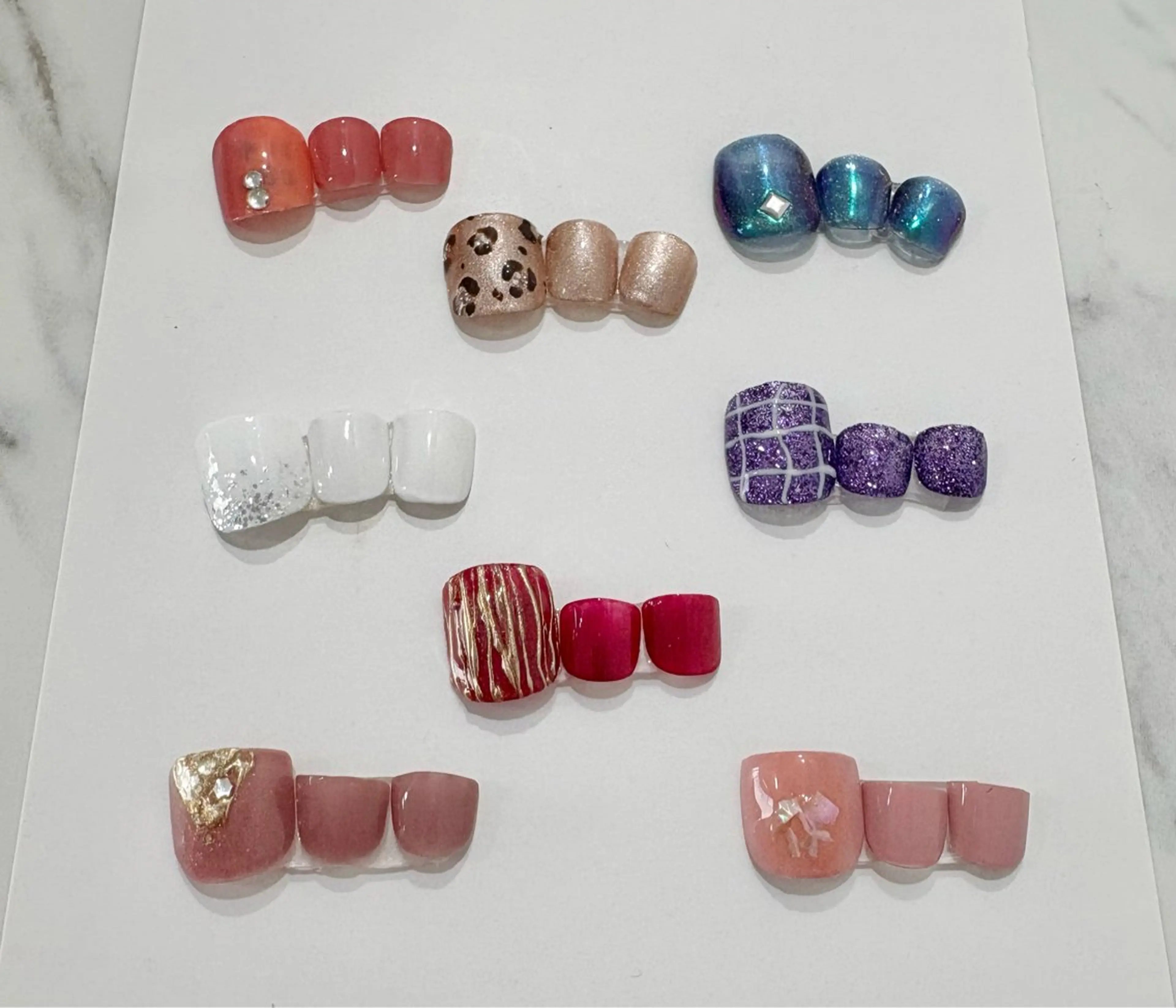 ハンド1本ずつアートの写真