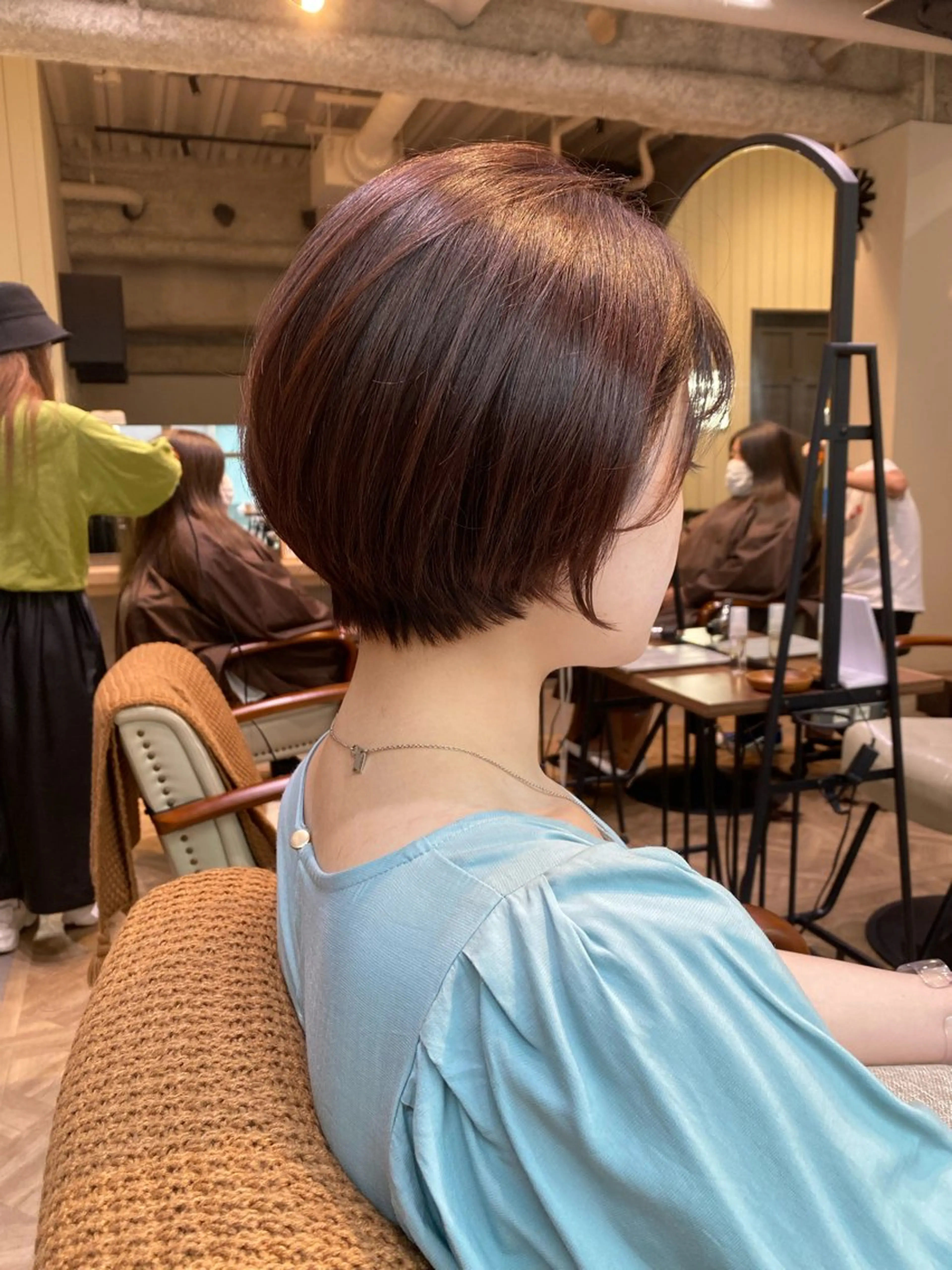 ショート カラー 新宿 / Aujua ｿﾑﾘｴ🫧森田涼介のヘアスタイル