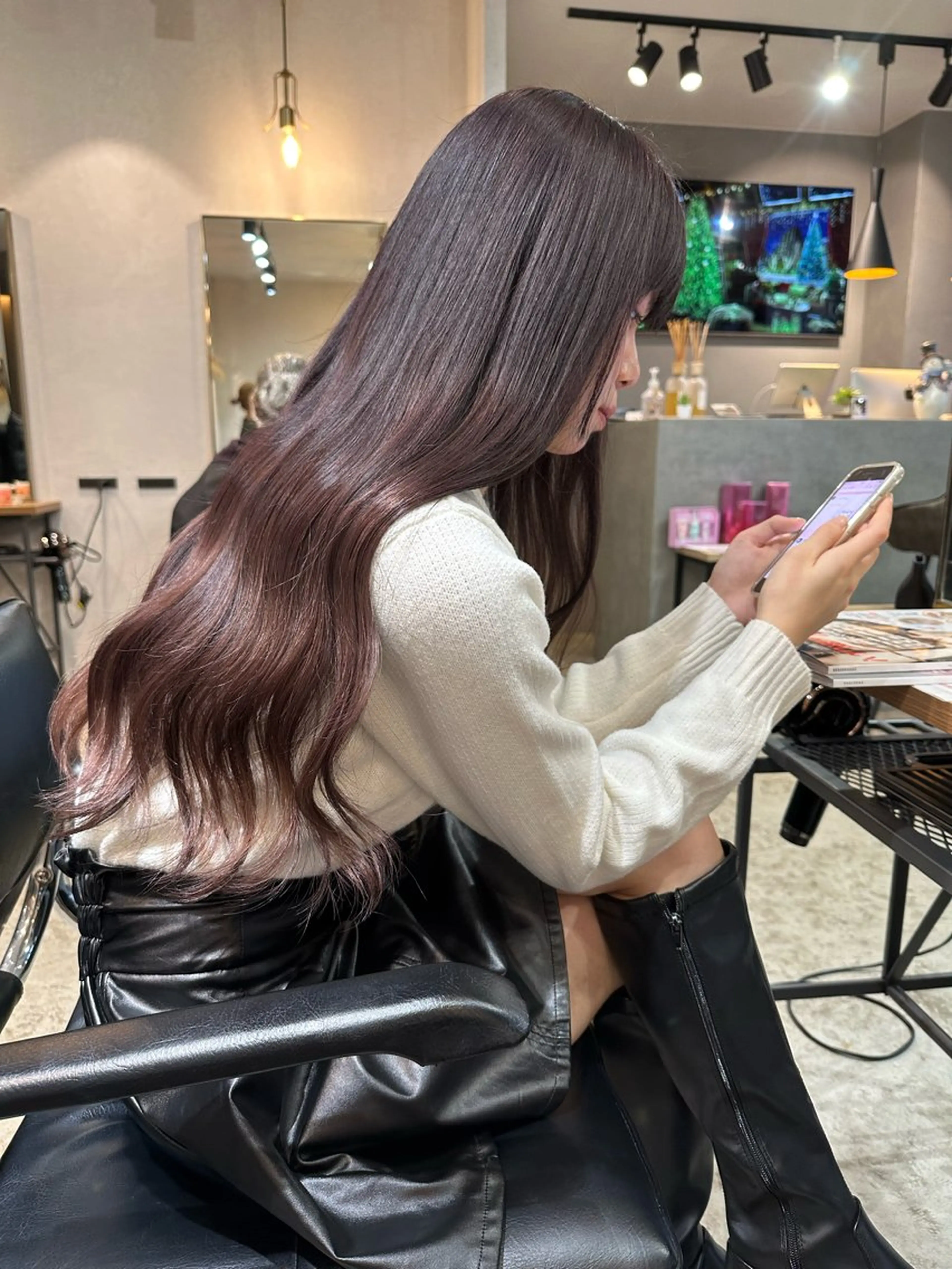 ロング カラー カット ヘアカラー トリートメント 🍀石川尚之🍀 HELIMのヘアスタイル