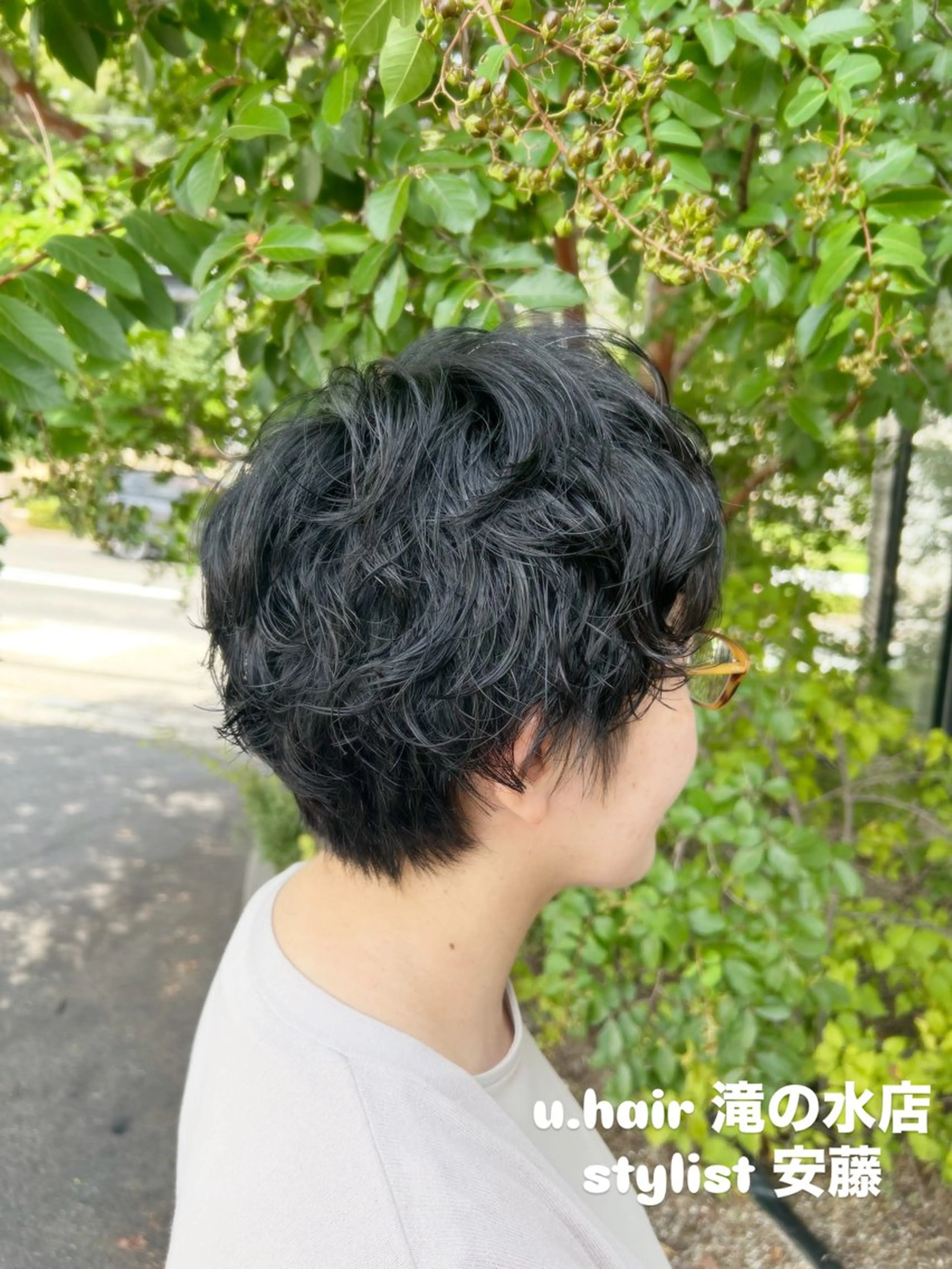 ショート ショートヘア u.hair滝の水店所属・安藤 真衣香のヘアスタイル