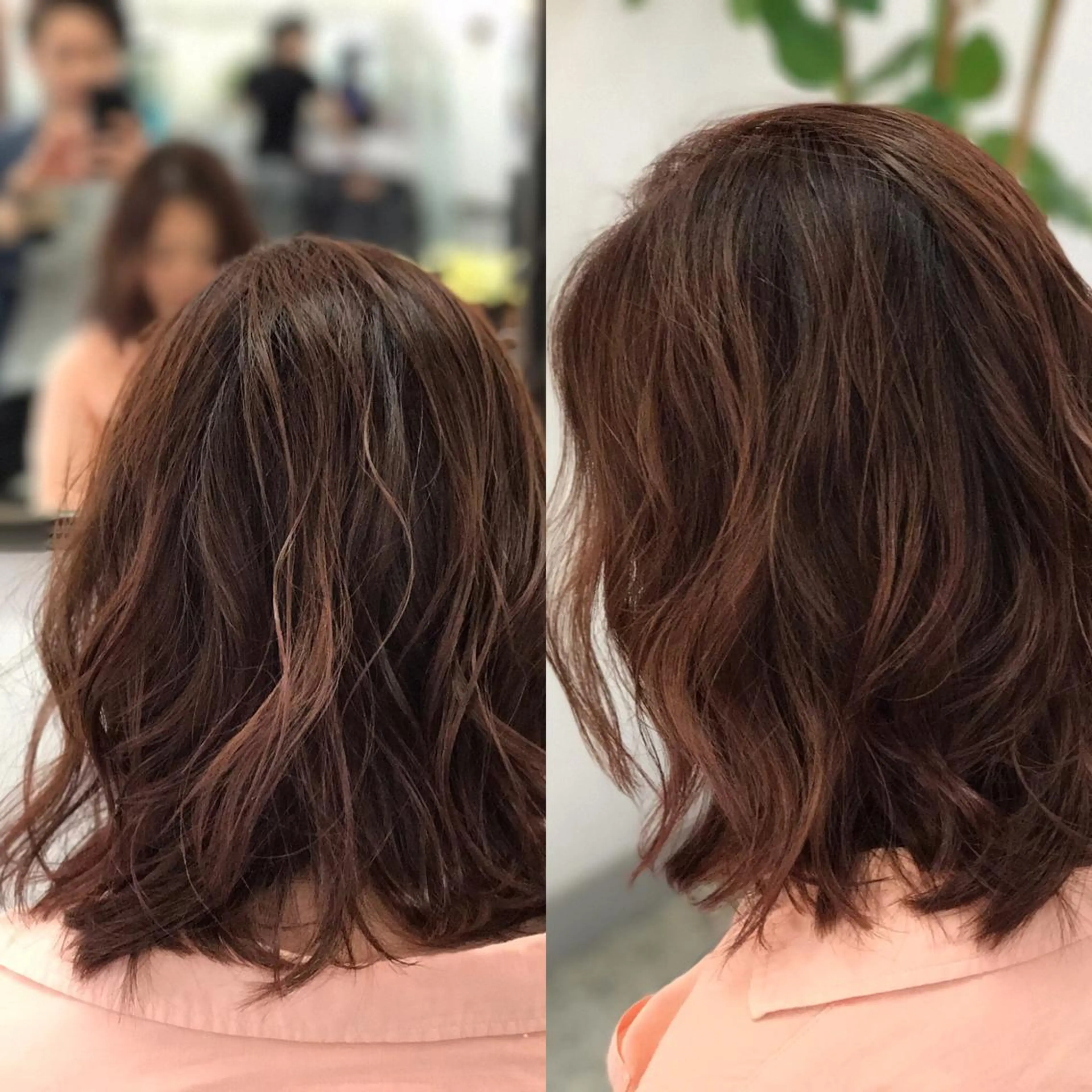 ミディアム カラー イルミナカラー 山内 聡史のヘアスタイル