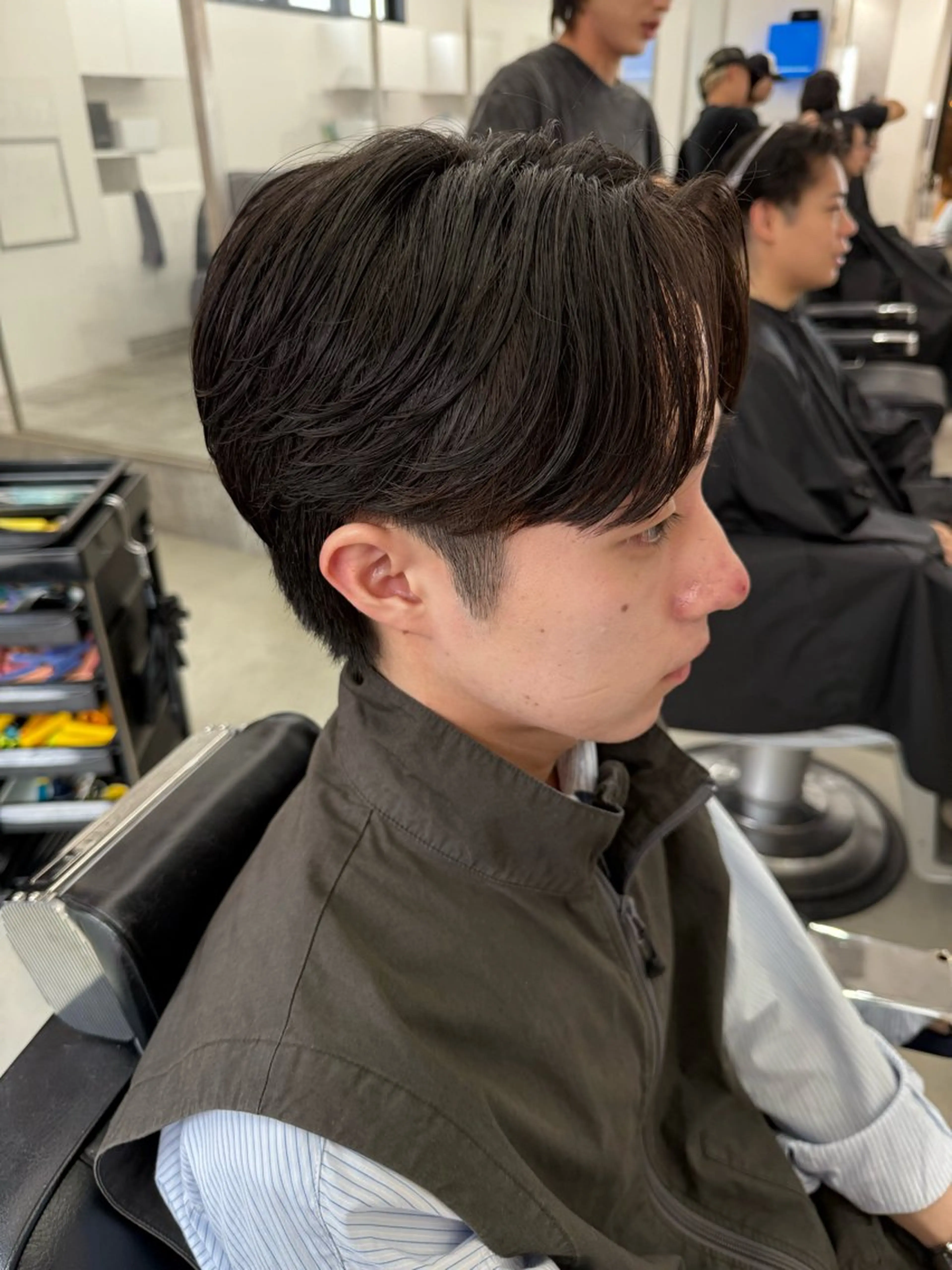 ショート カラー パーマ ヘアアレンジ メンズ カット パーマ トリートメント ヘアセット 亀井隆汰/メンズ専門 パーマ特化美容師のヘアスタイル