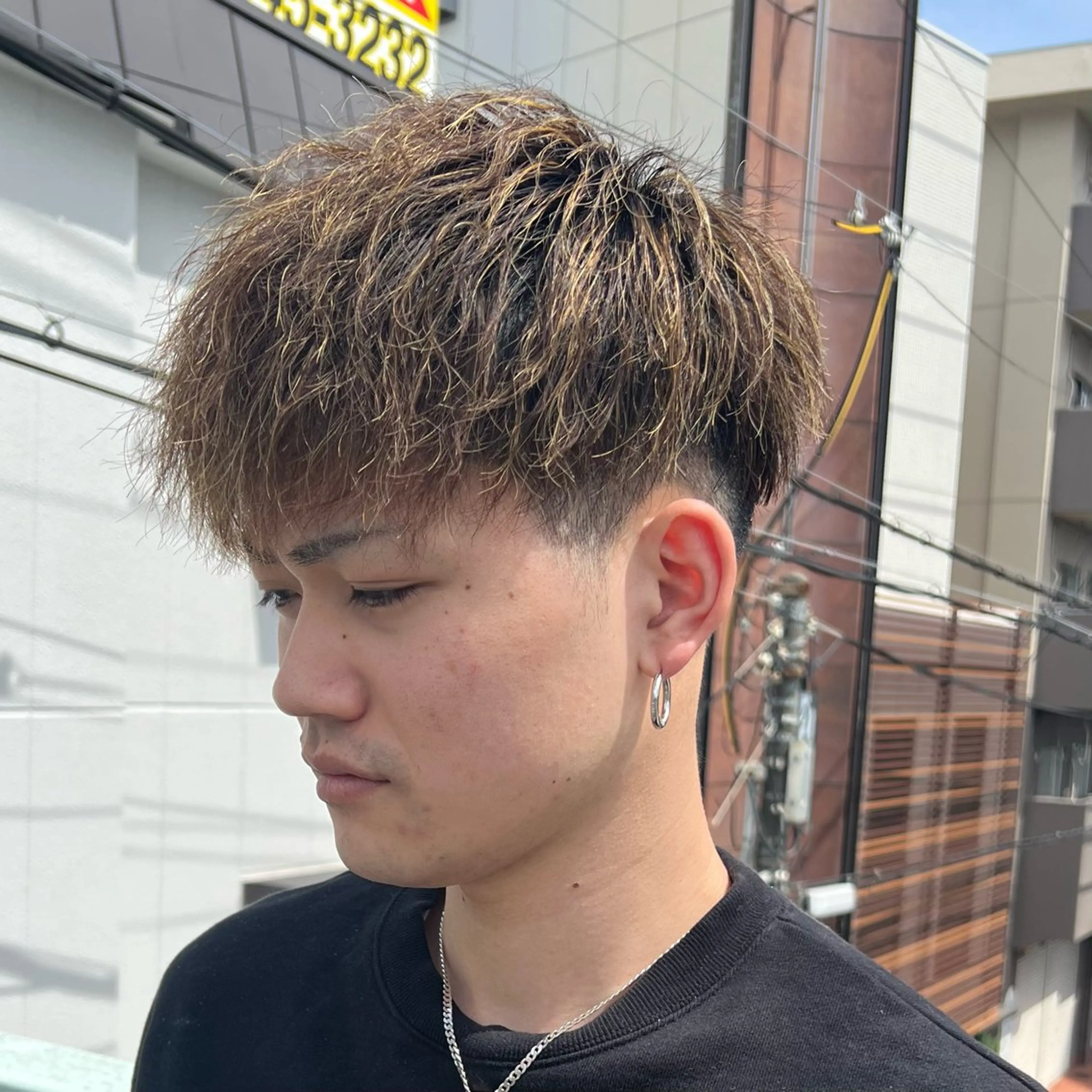 【女性目線のかっこいい束感】メンズカット＋生オイルTR ¥4,000の写真