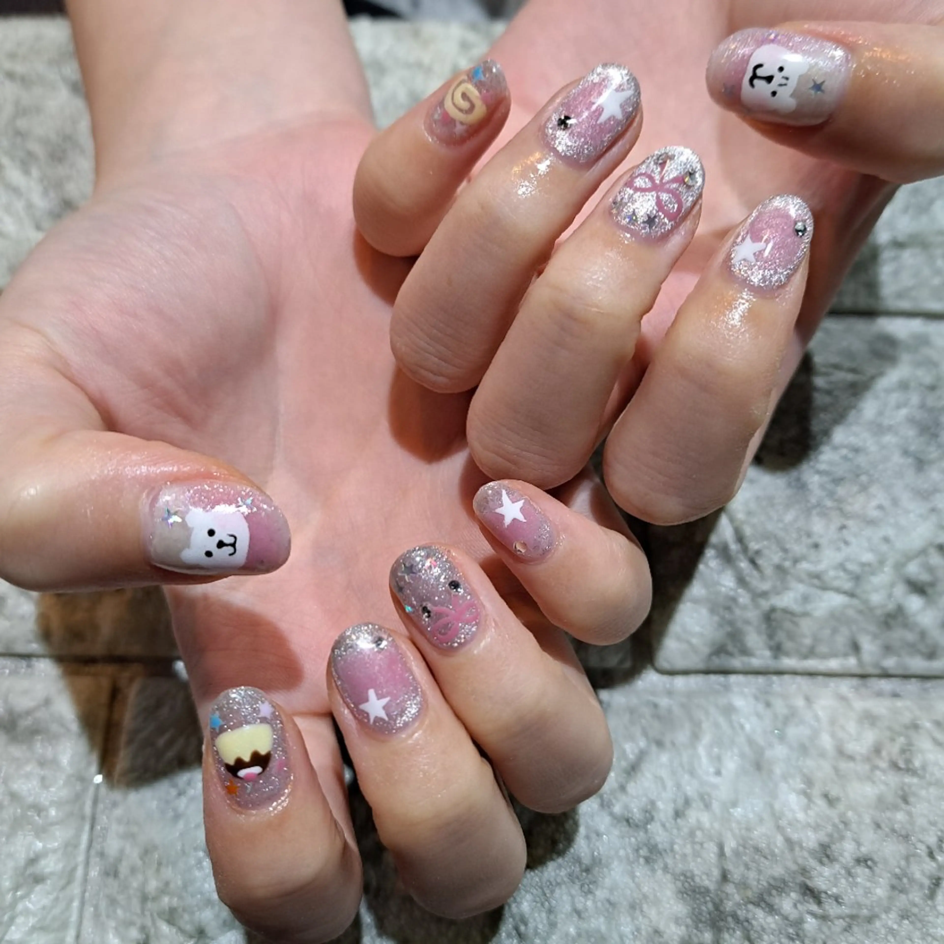 ネイル ジェルネイル ハンドネイル RounGe町田店 🧸大谷のネイルデザイン