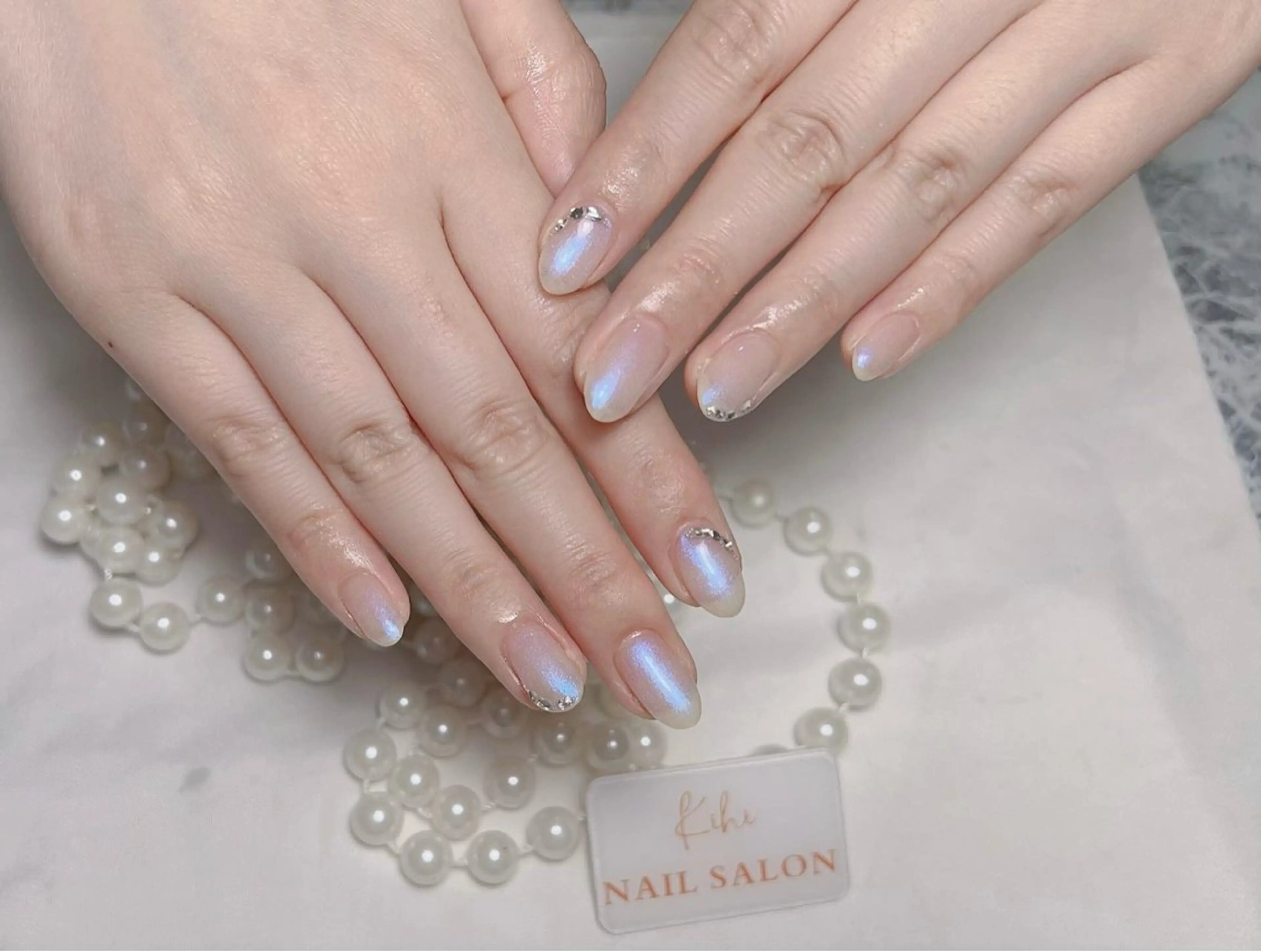 ネイル アートネイル フレンチネイル ジェルネイル グラデーション 韓国ネイル ハンドネイル ハンドケア さくら💮💮 【オフ無料】のネイルデザイン