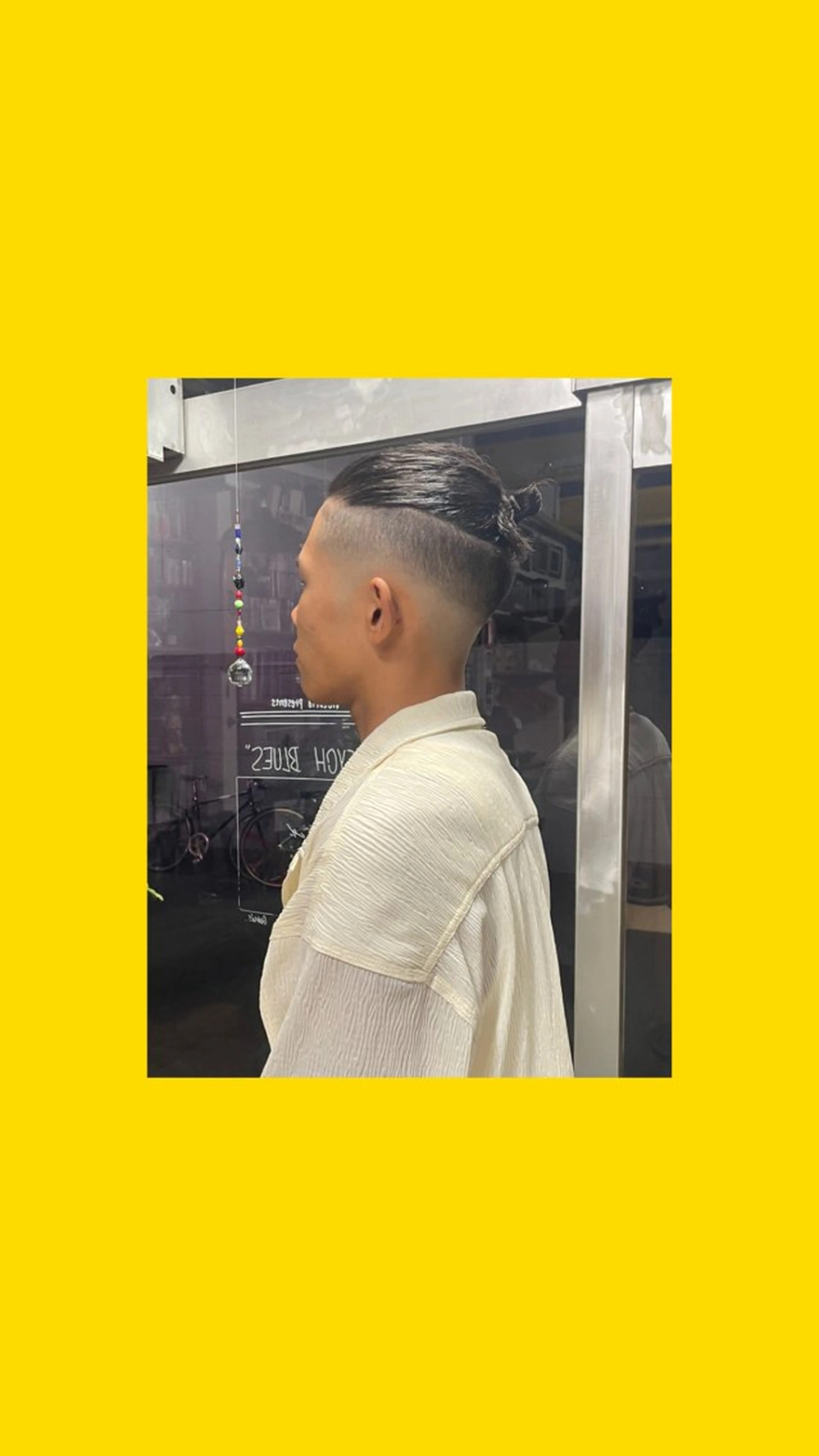 ショート メンズ フェードカット マンバンヘア スキンフェード Guru's Cut & Stand所属・ナルケ トモヤのヘアスタイル