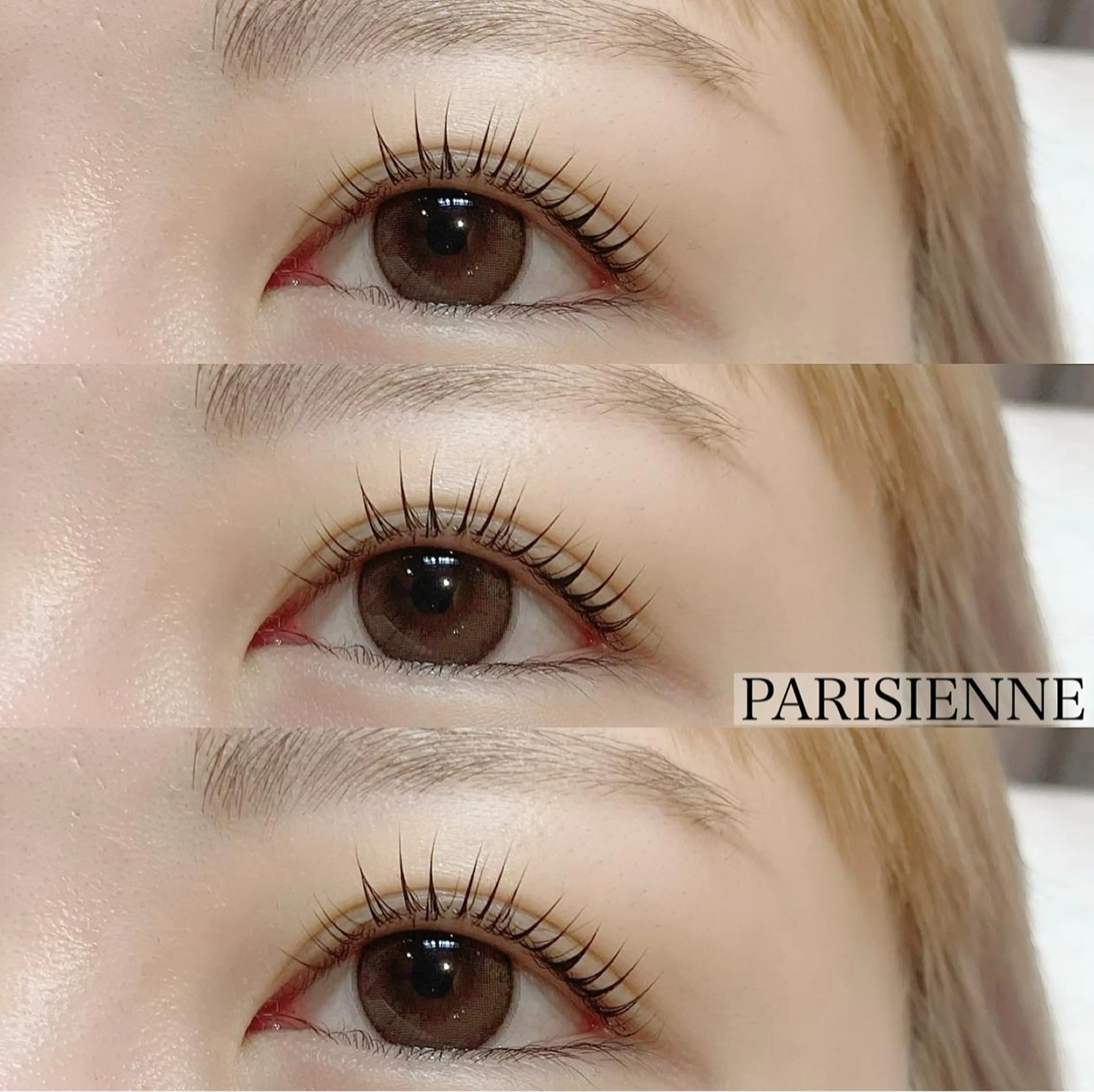 マツエク・マツパ アイブロウ パリジェンヌラッシュリフト マツパ 池袋駅韓国風🇰🇷 束感💗Tomoのマツエク・マツパデザイン