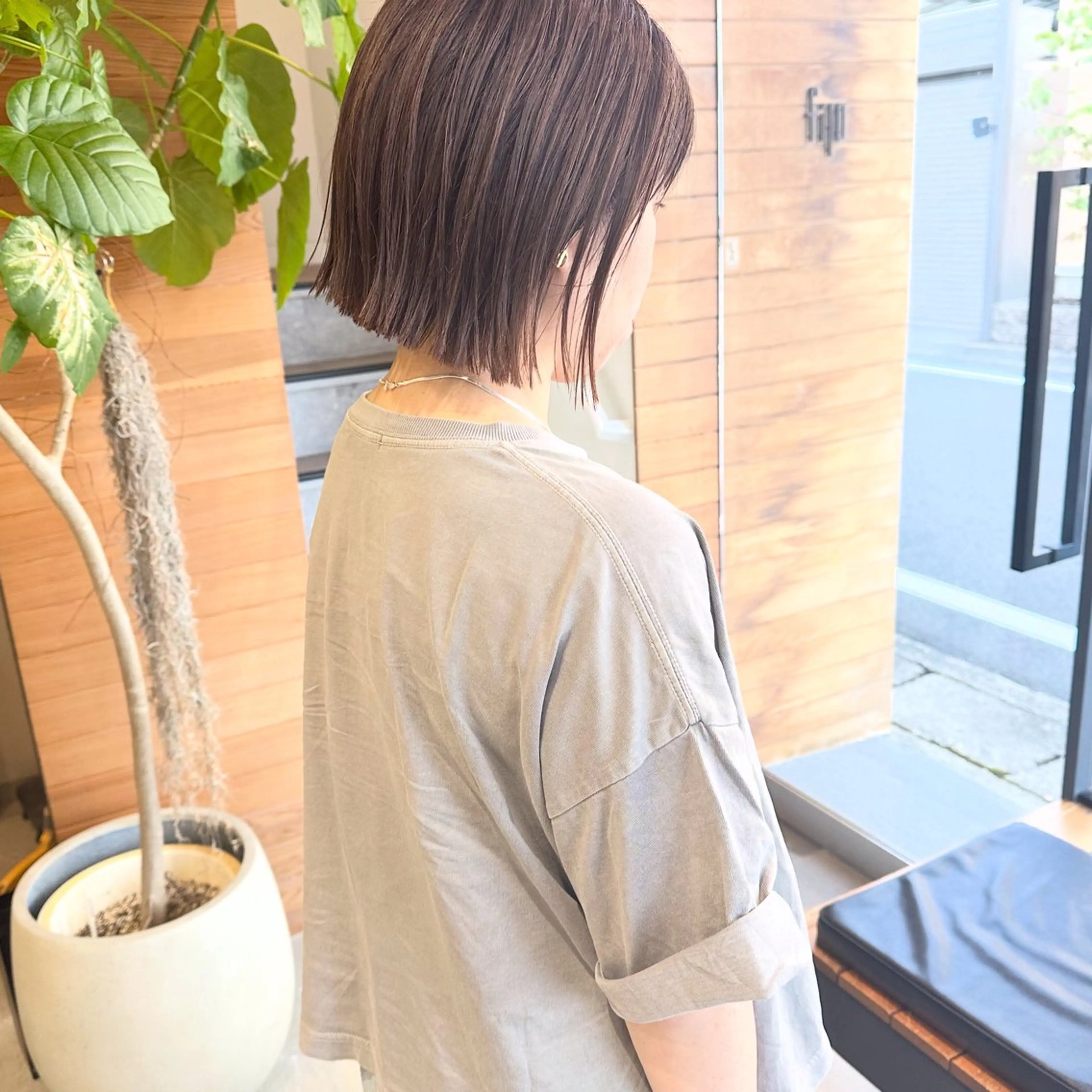 ショート カラー お洒落パーマ/ 艶カラー/michiのヘアスタイル
