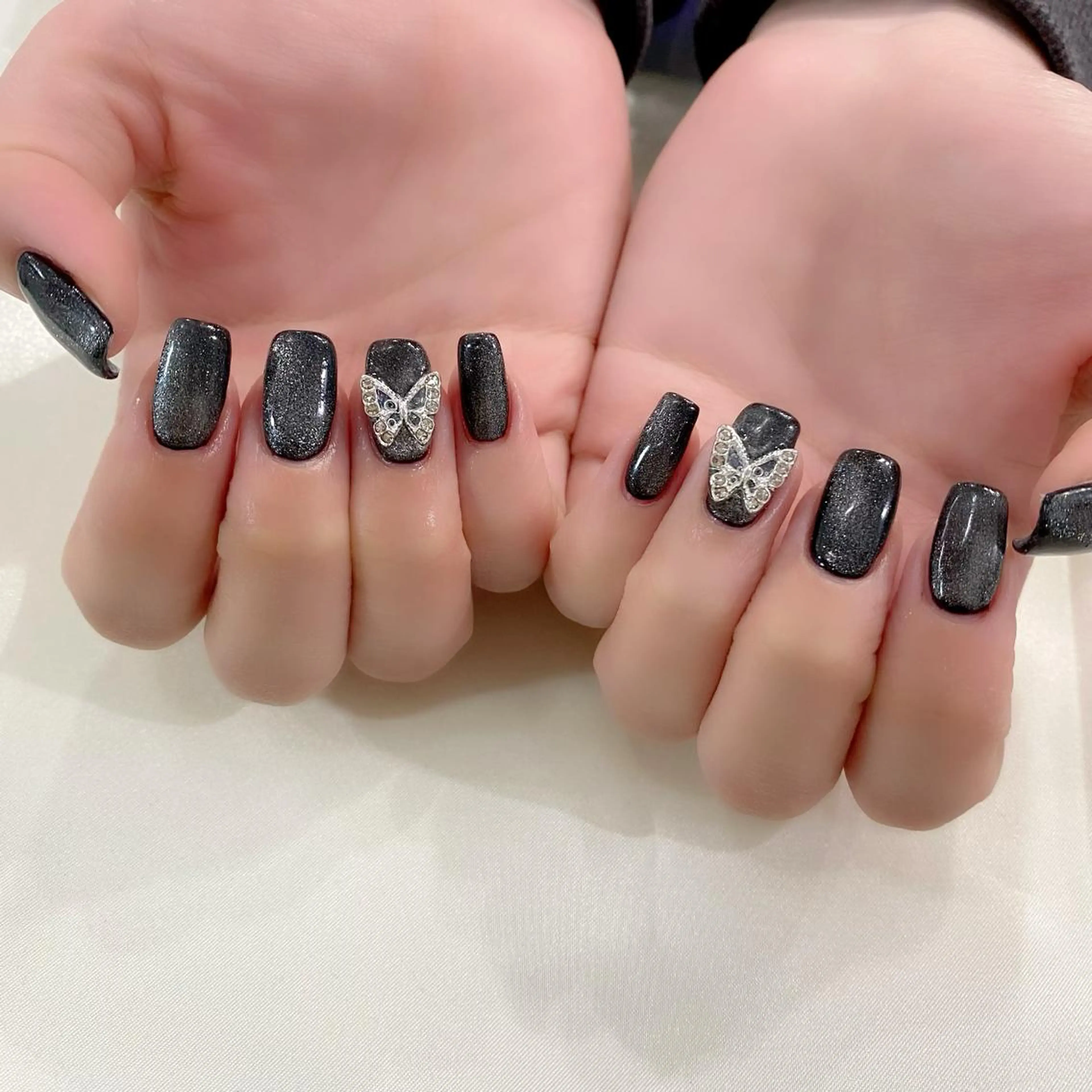 ネイル マグネットネイル 冬ネイル Salon Ｋのネイルデザイン