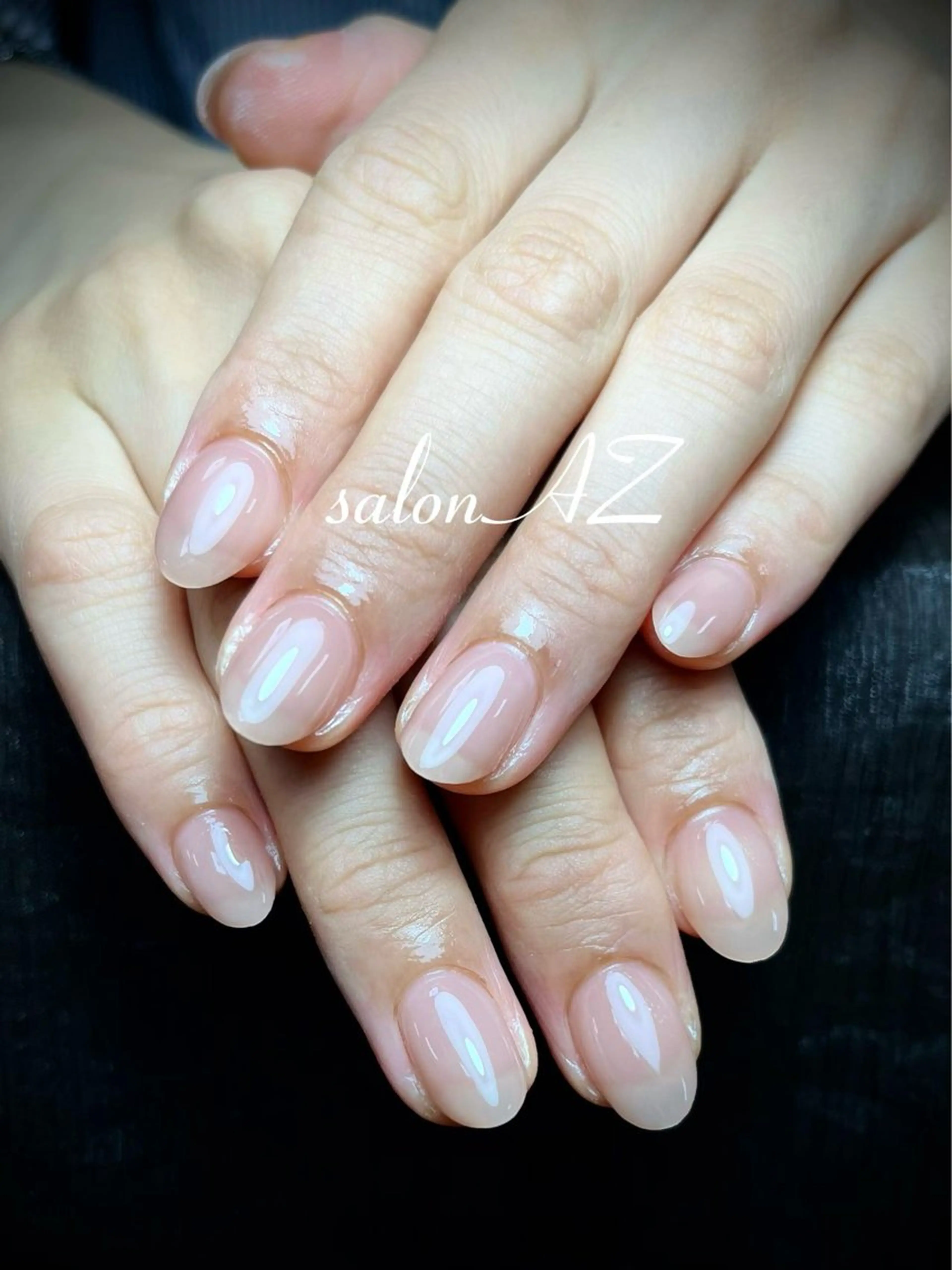 ネイル ワンカラーネイル salonAZ トップネイリストのネイルデザイン