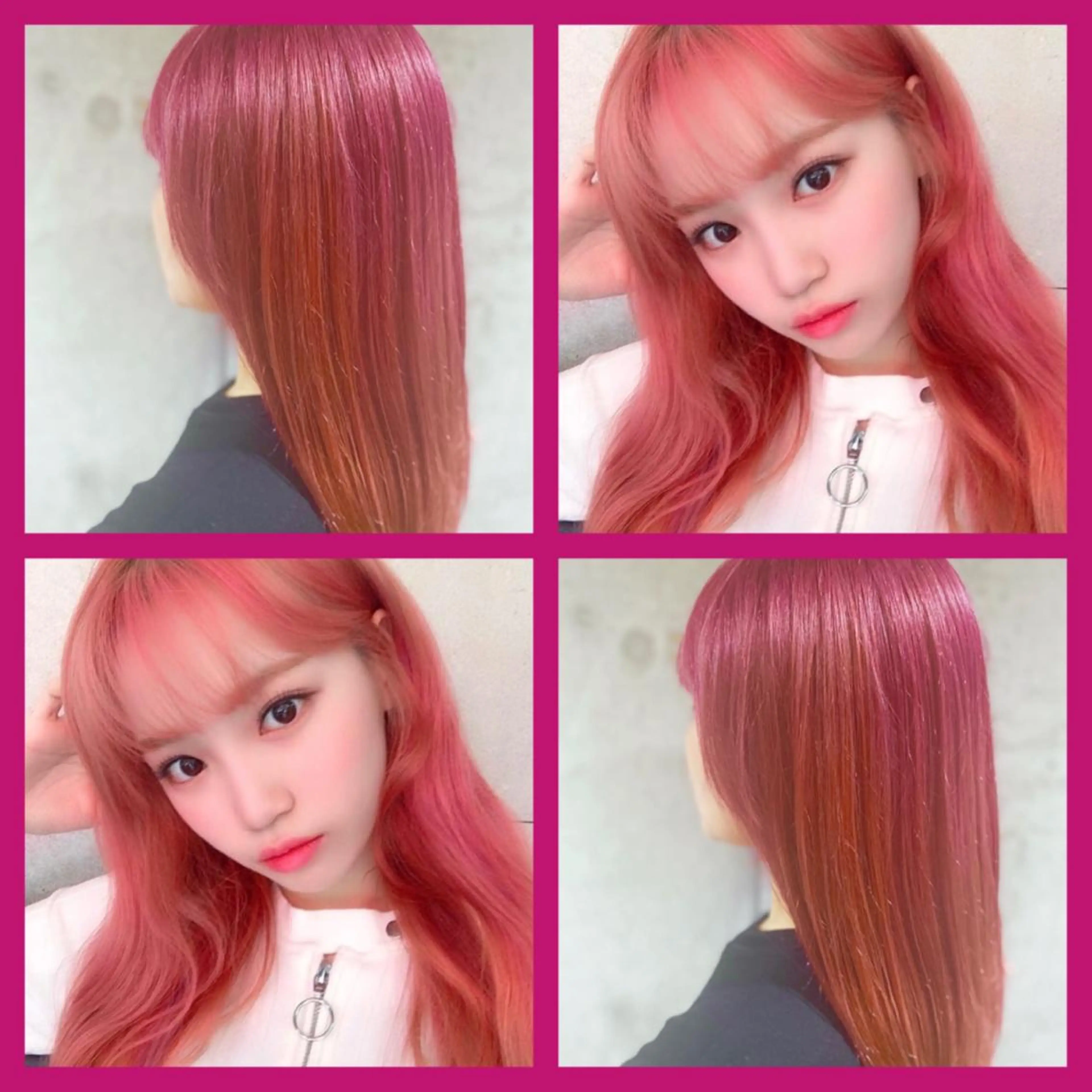 セミロング カラー 韓国🫧アイドルヘア 🎀みづきのヘアスタイル