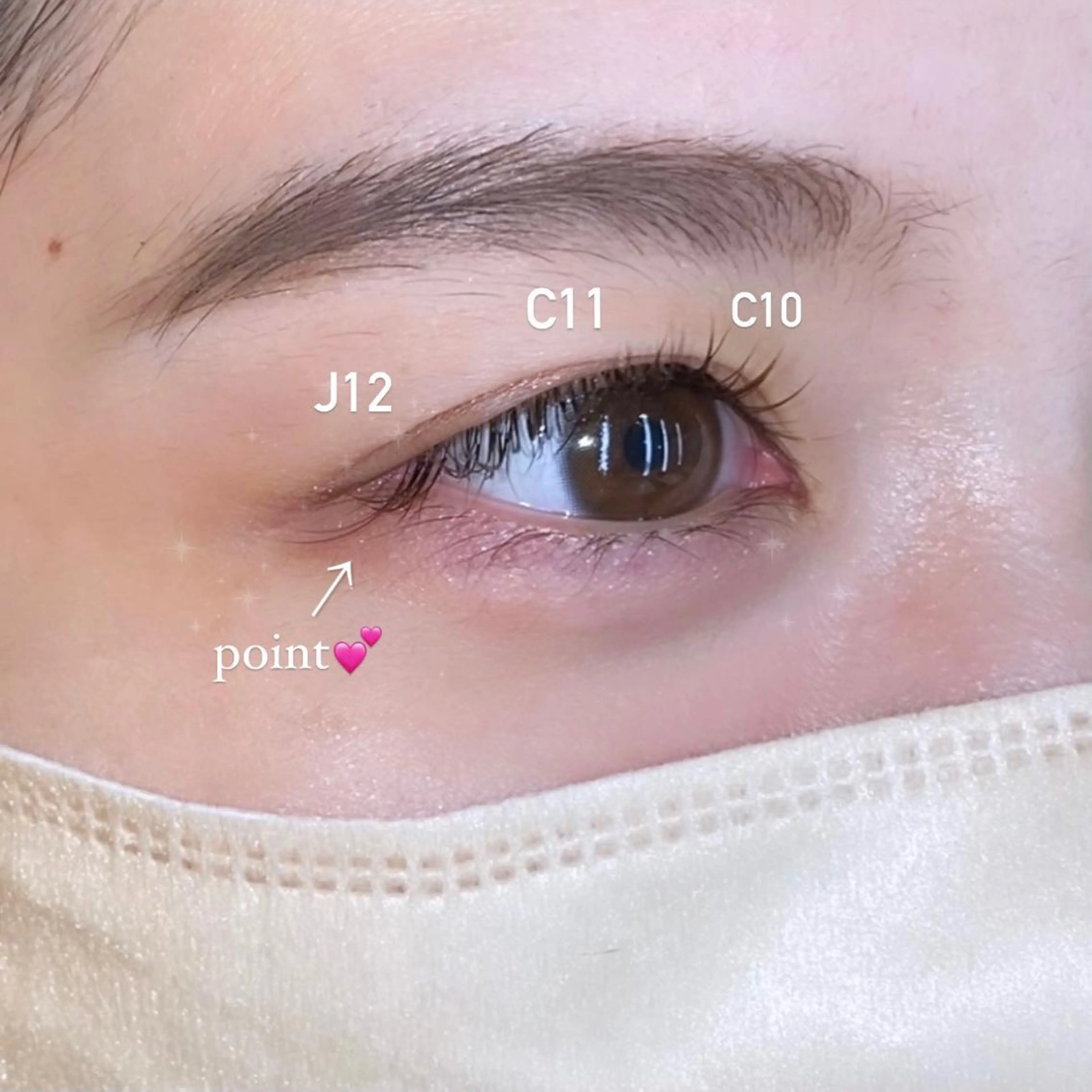 マツエク・マツパ カラーマツエク 韓国風マツエク PLATINUM   DOLL【プラチナムドール】所属・ひろこ eyelist🎀のマツエク・マツパデザイン