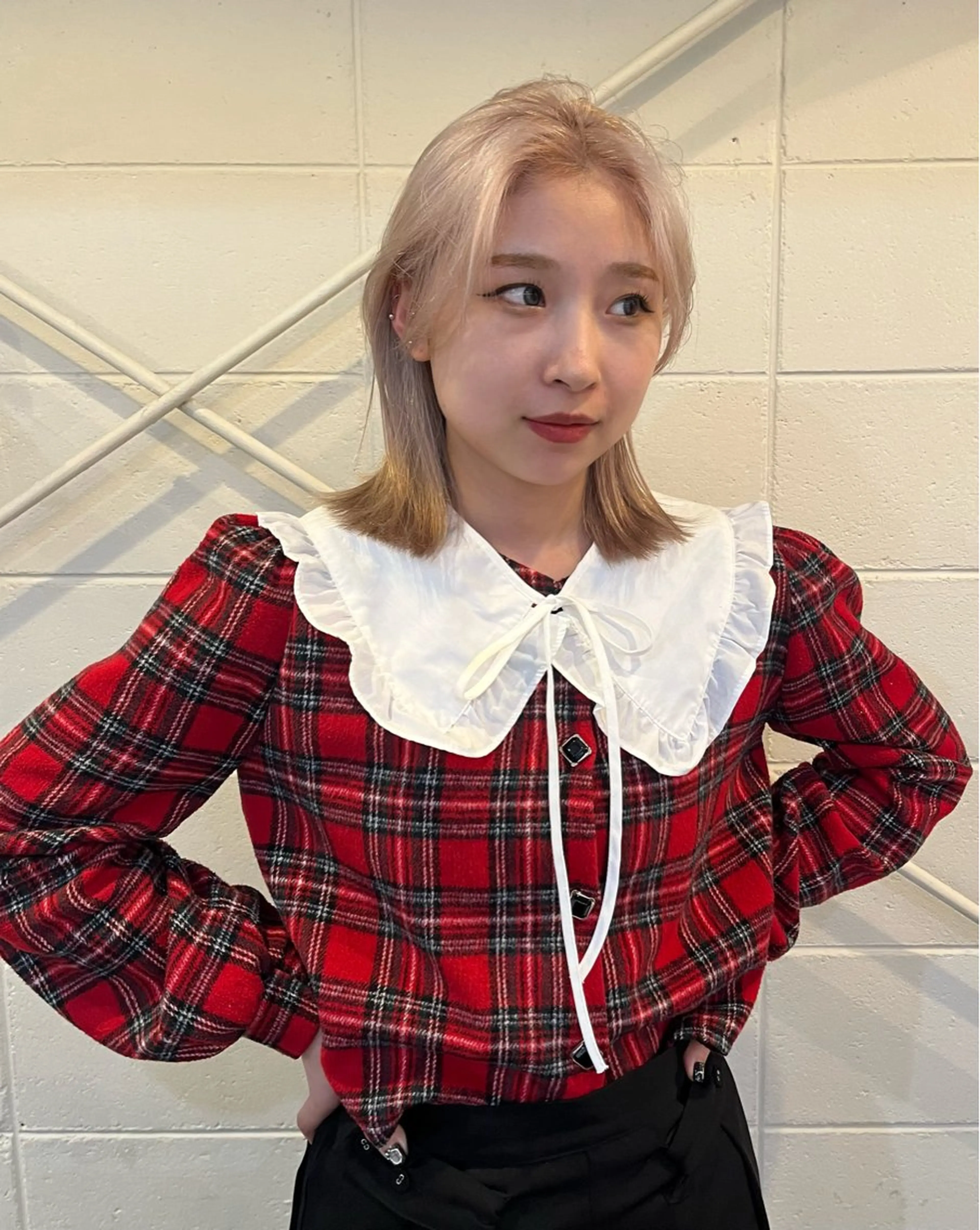 ミディアム カット ヘアカラー トリートメント iru所属・mi kiのヘアスタイル