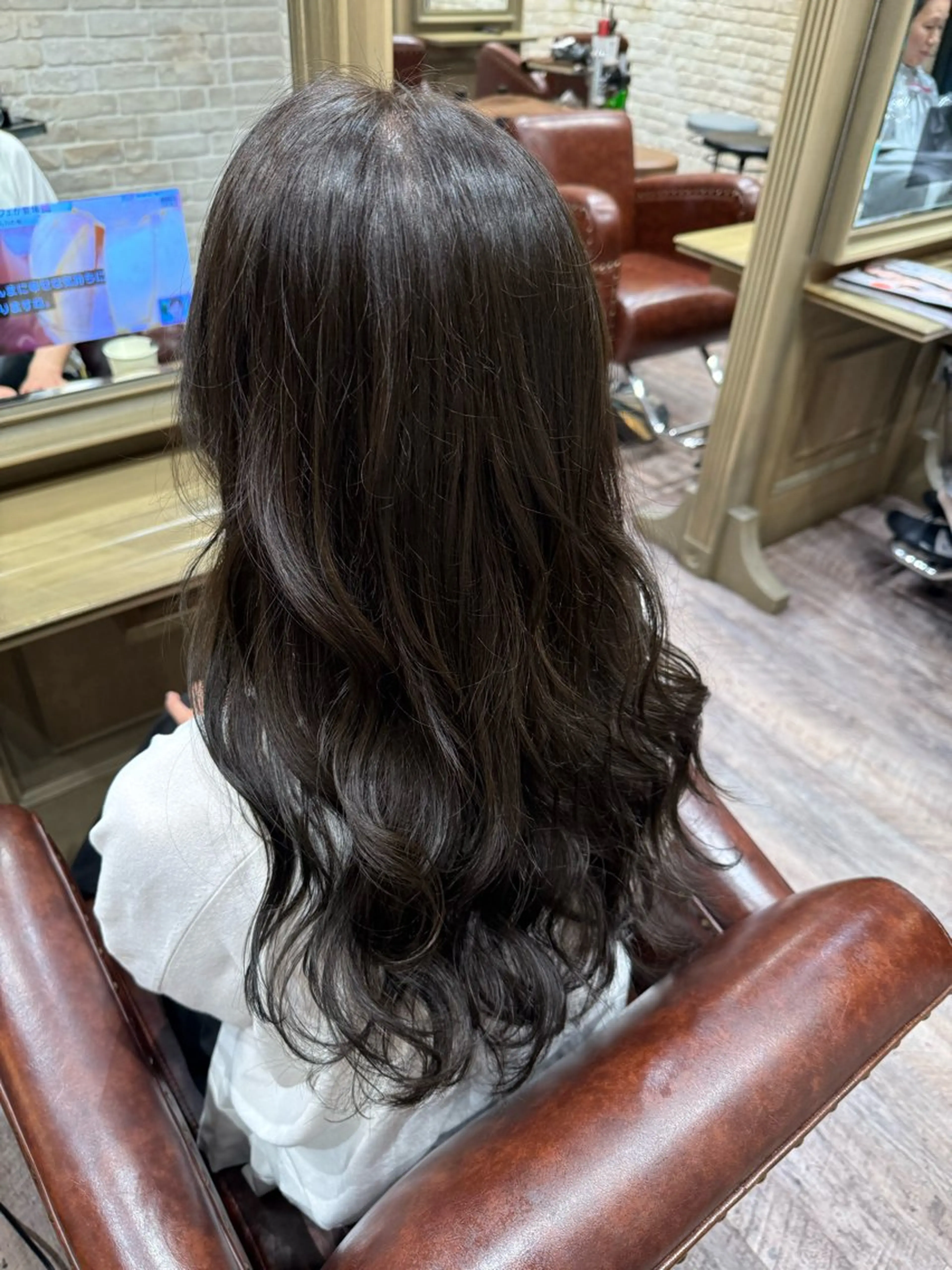 カラー ヘアカラー&マツパ 募集/ｵｷﾞﾉｱｵﾘのヘアスタイル