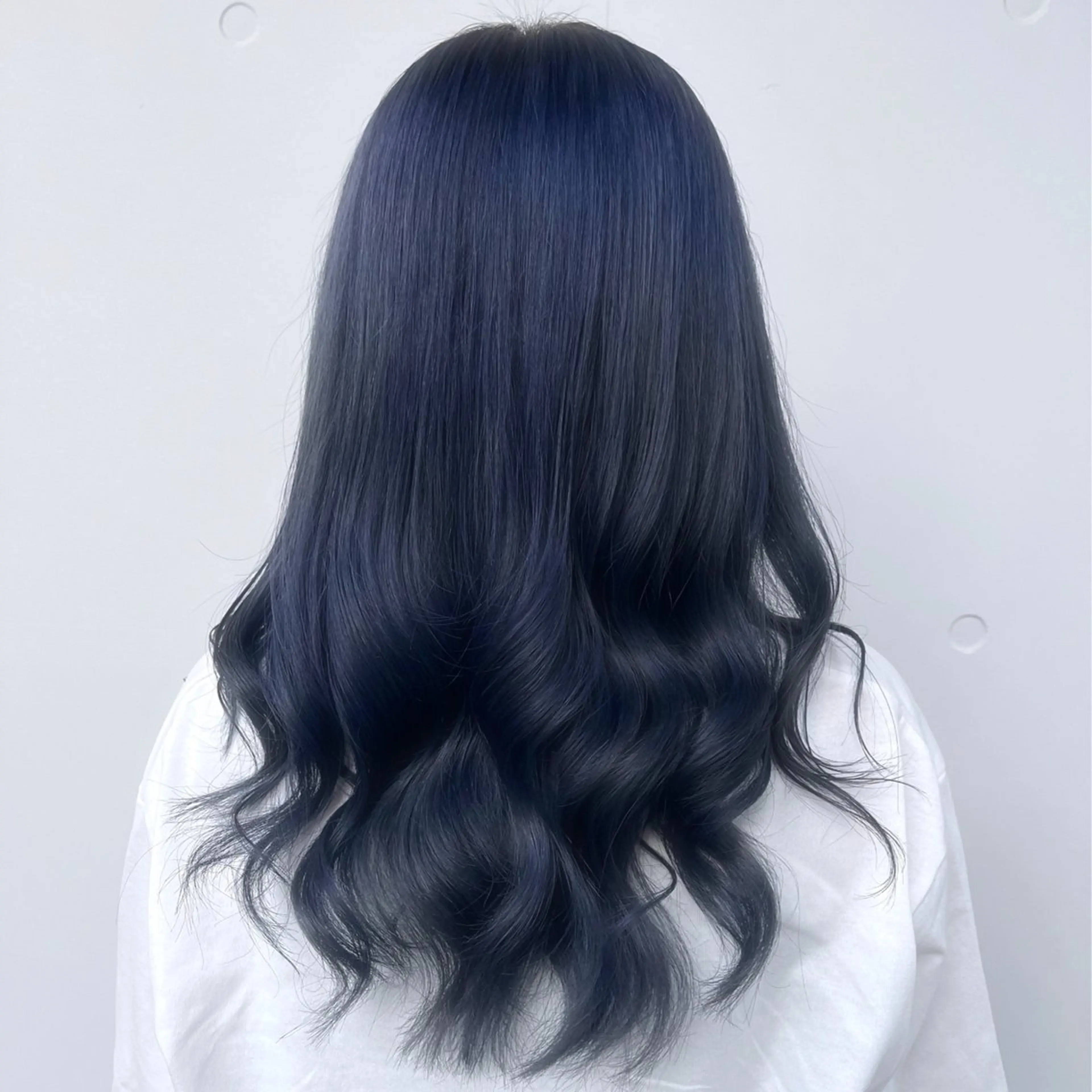 ロング ボブ ハイライト 髪質改善 韓国風ヘア トリートメント ヘアカラー トリートメント 藤澤 夏実/インナーカラーのヘアスタイル