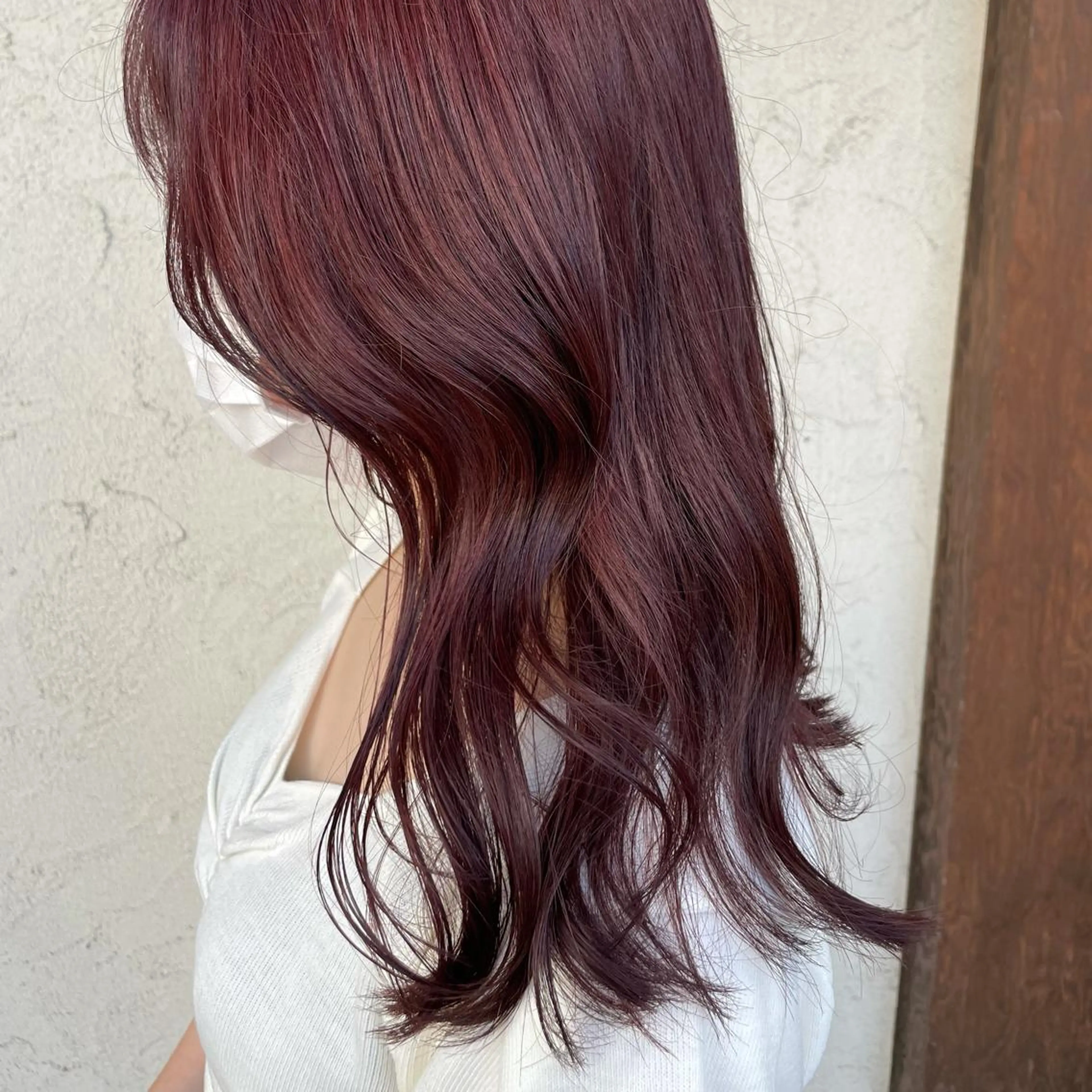 セミロング カット ヘアカラー トリートメント しもかわ かほのヘアスタイル