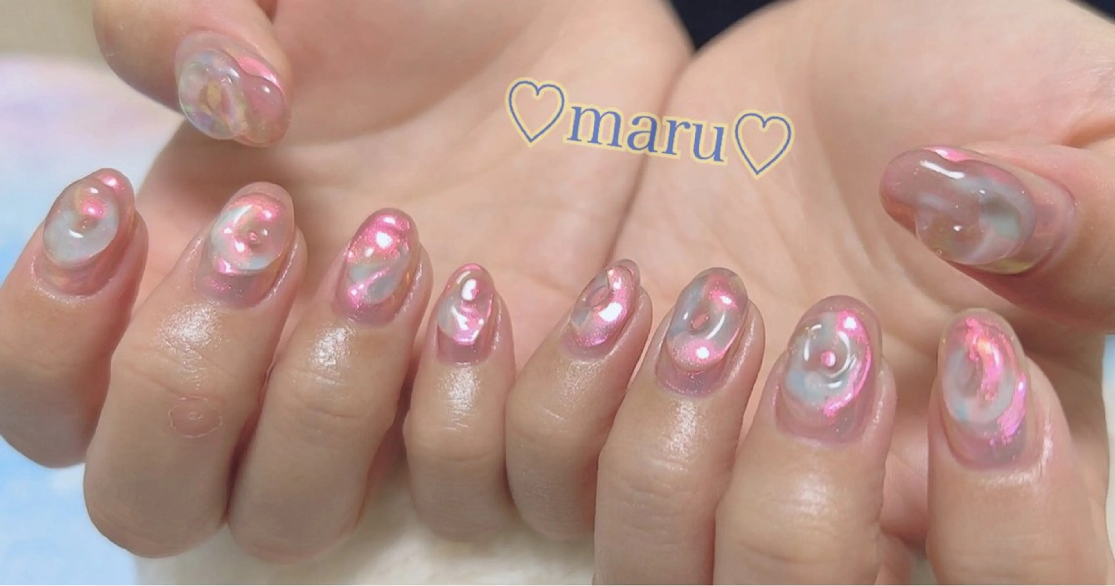 ネイル ハンドネイル フットネイル まるみ ♡のネイルデザイン