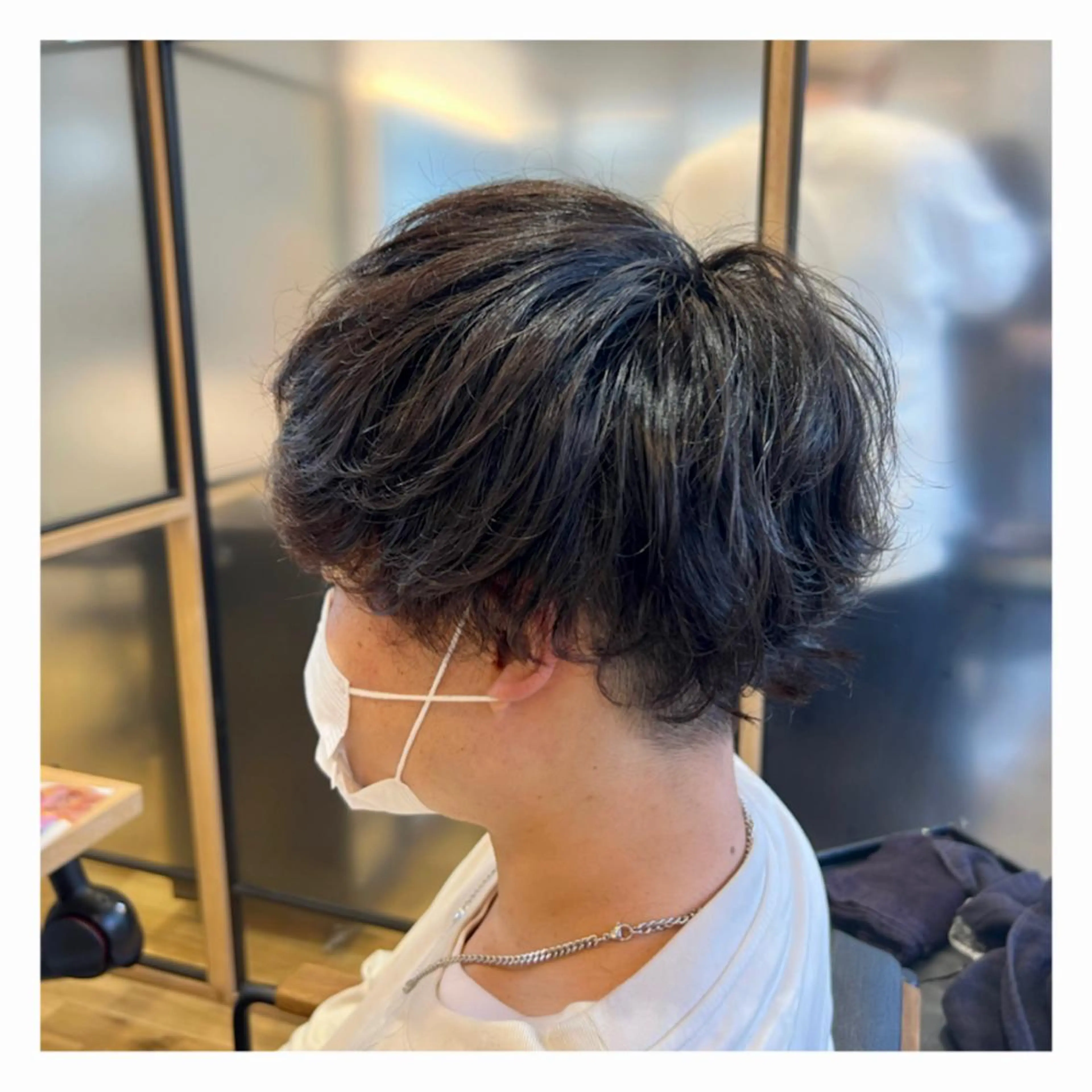 ショート パーマ メンズ メンズパーマ カット パーマ まちだ ひとみのヘアスタイル