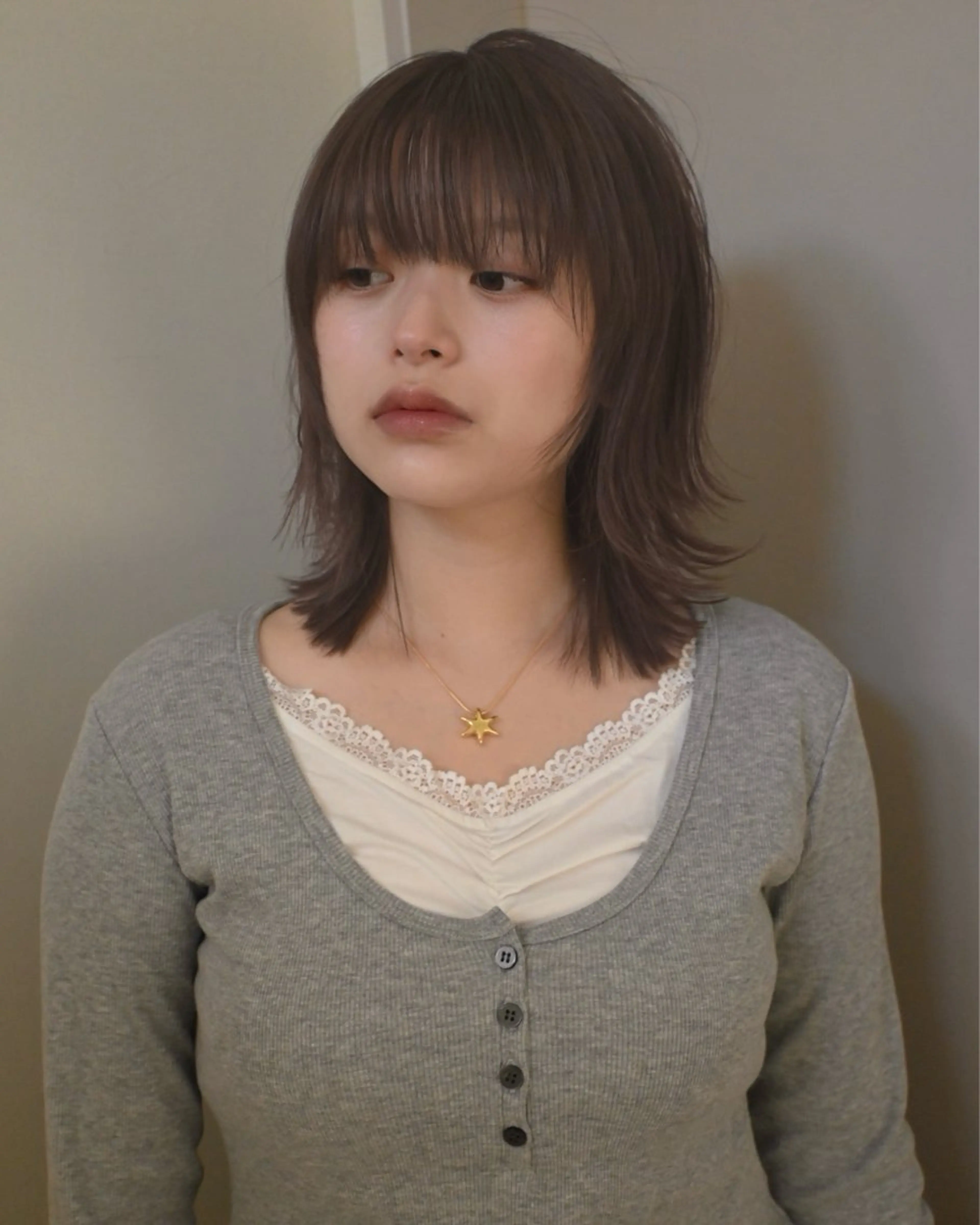 ミディアム カラー カット トリートメント aya / カットカラーのヘアスタイル