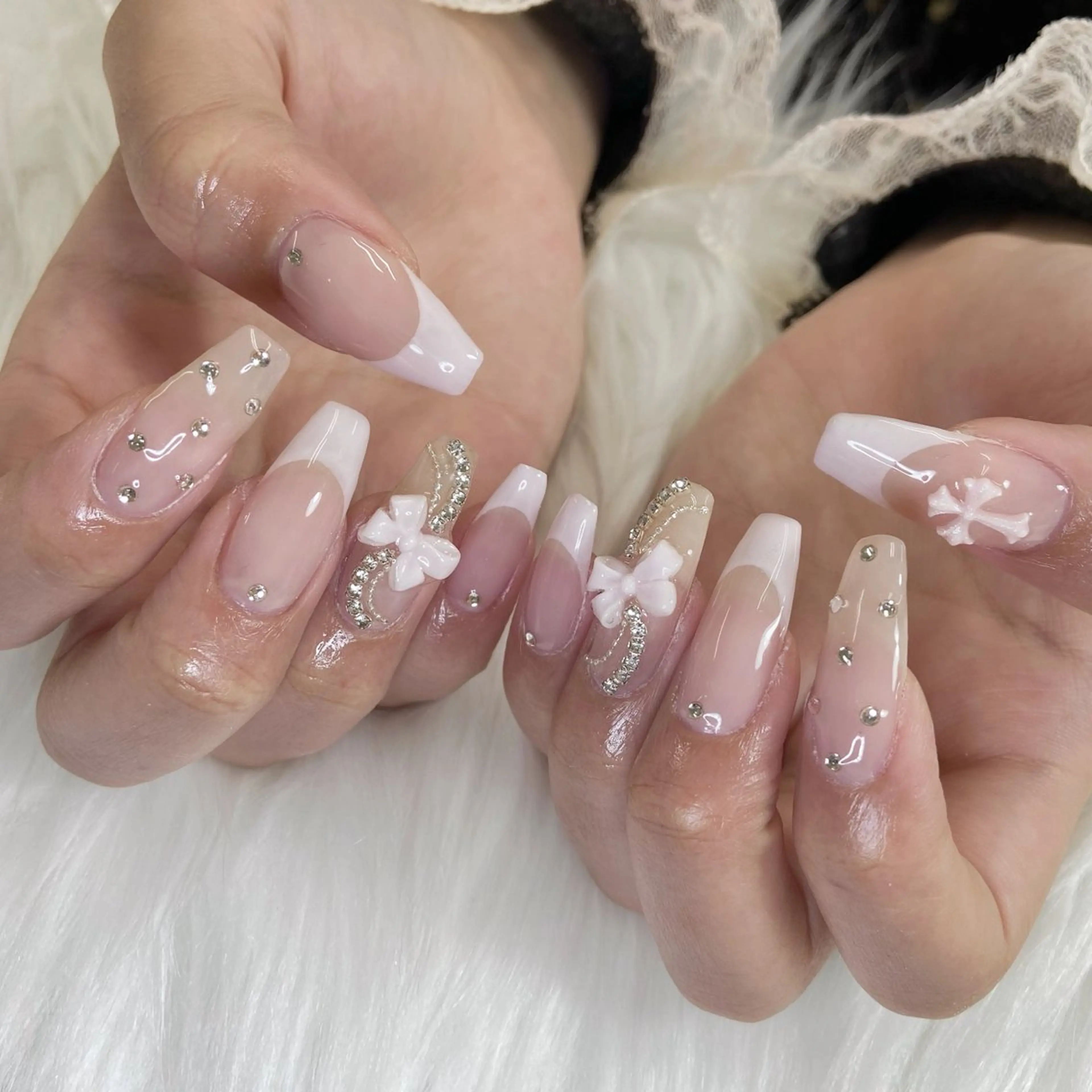 🌈💟ハンド持ち込みLコース🌈💟 ※有料パーツ別途追加料金※ぷっくりアートはこちらからご予約くださいの写真