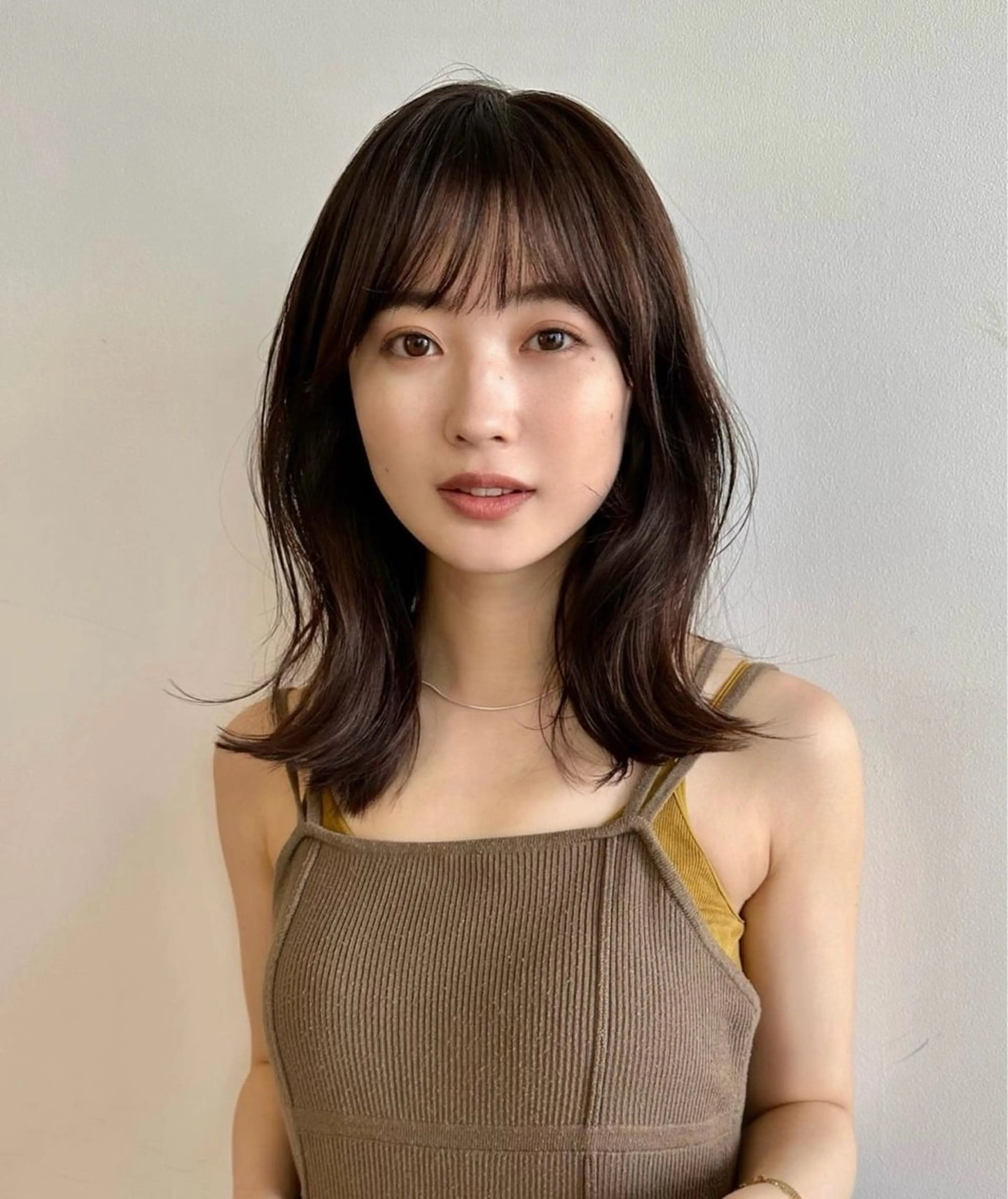 ミディアム 頭皮につけないカラー /白髪ぼかし/実加永のヘアスタイル