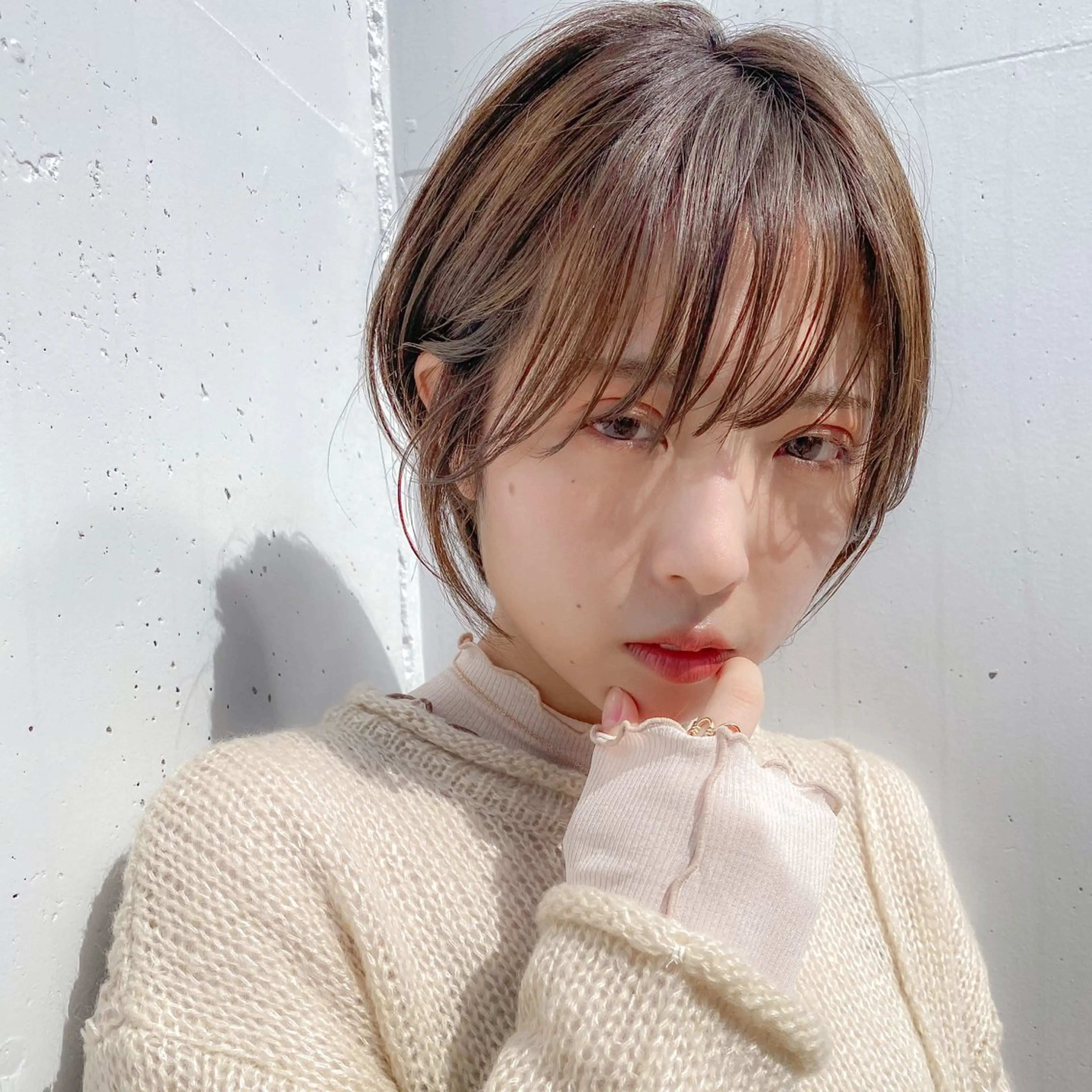 ショート カラー グレージュ ショートヘア ショートオタク ❣️Genkiのヘアスタイル