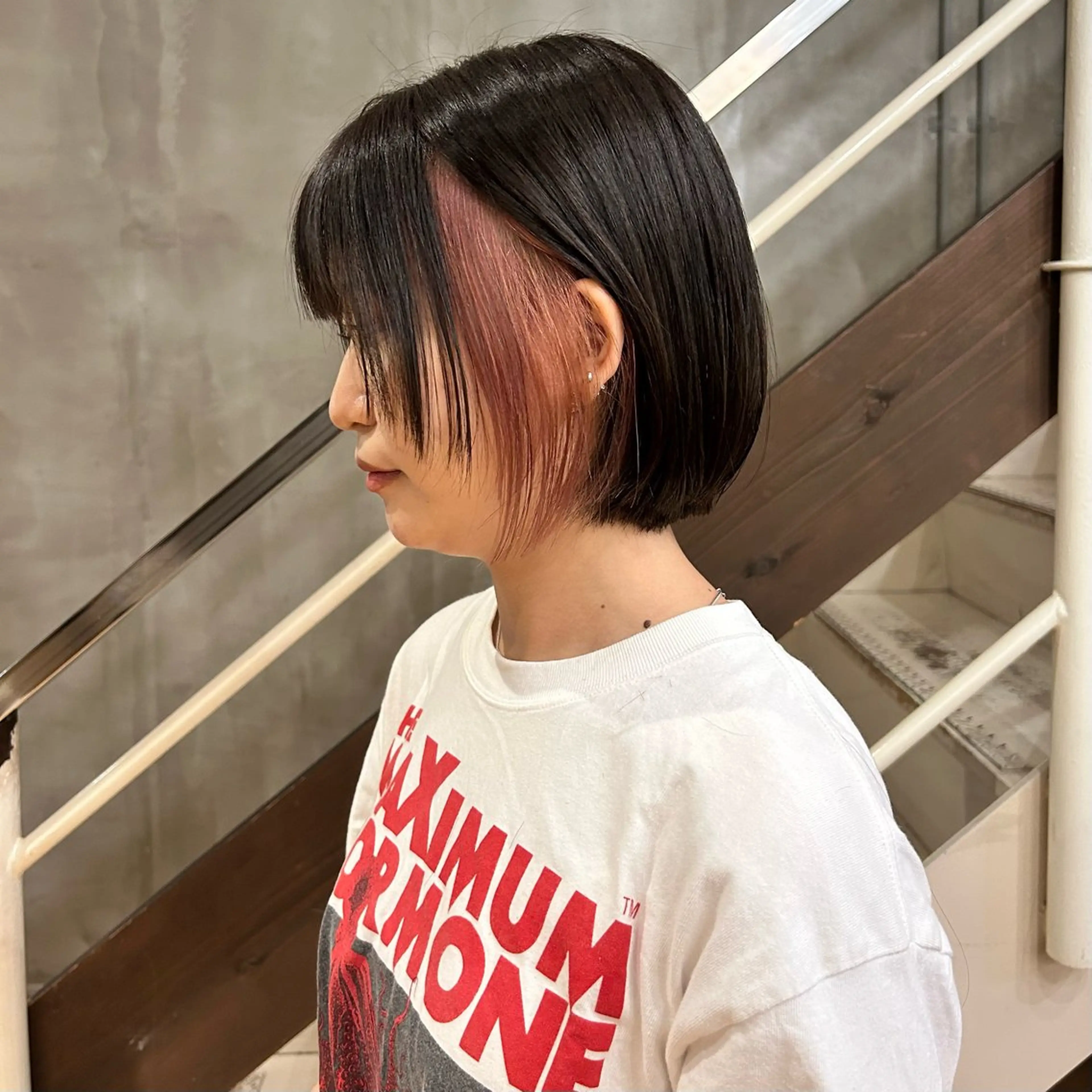 ショート カラー MASHU所属・パーマ /北堀江/リノのヘアスタイル