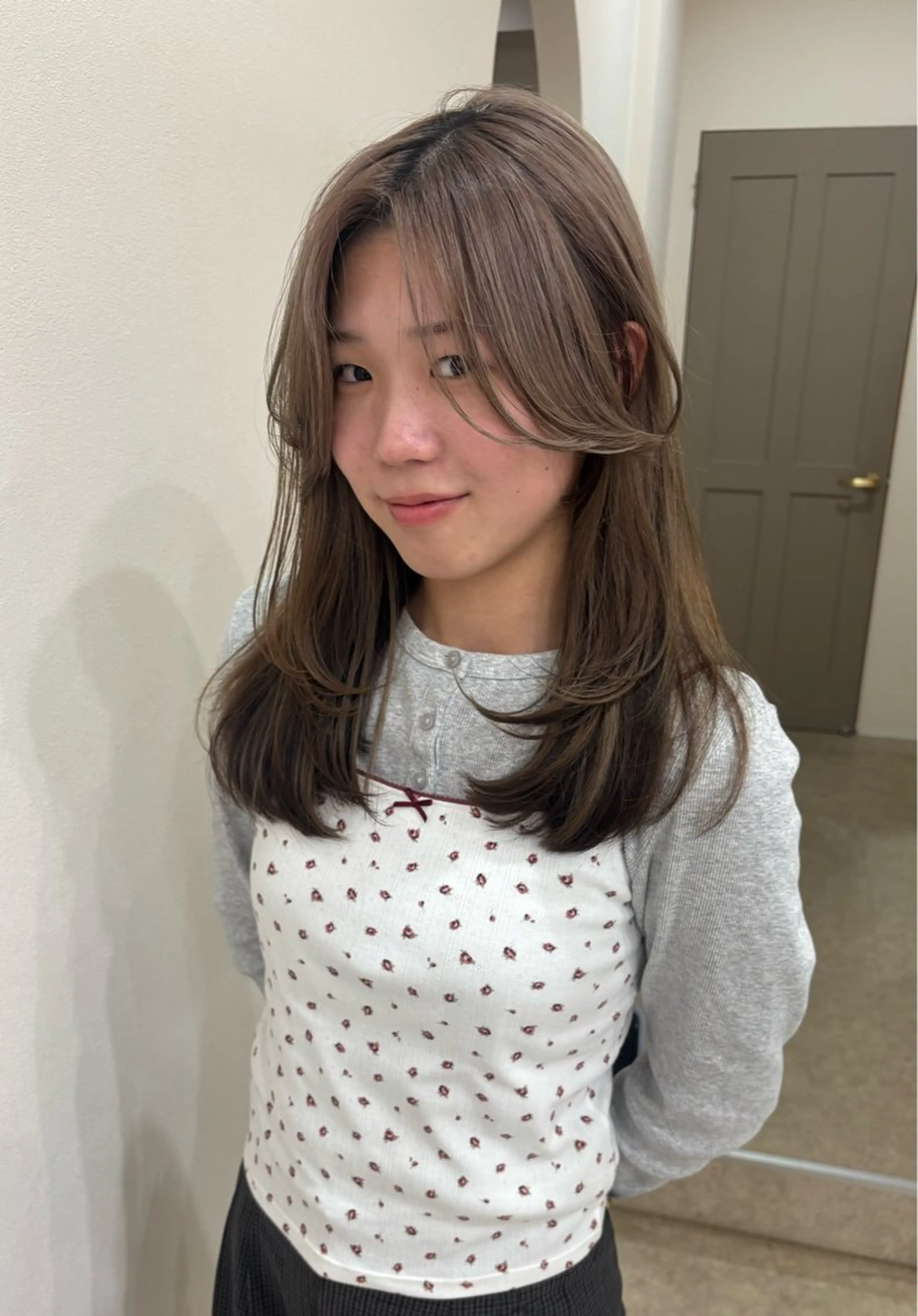 ロング ヘアアレンジ カット トリートメント 能勢 莉里花のヘアスタイル