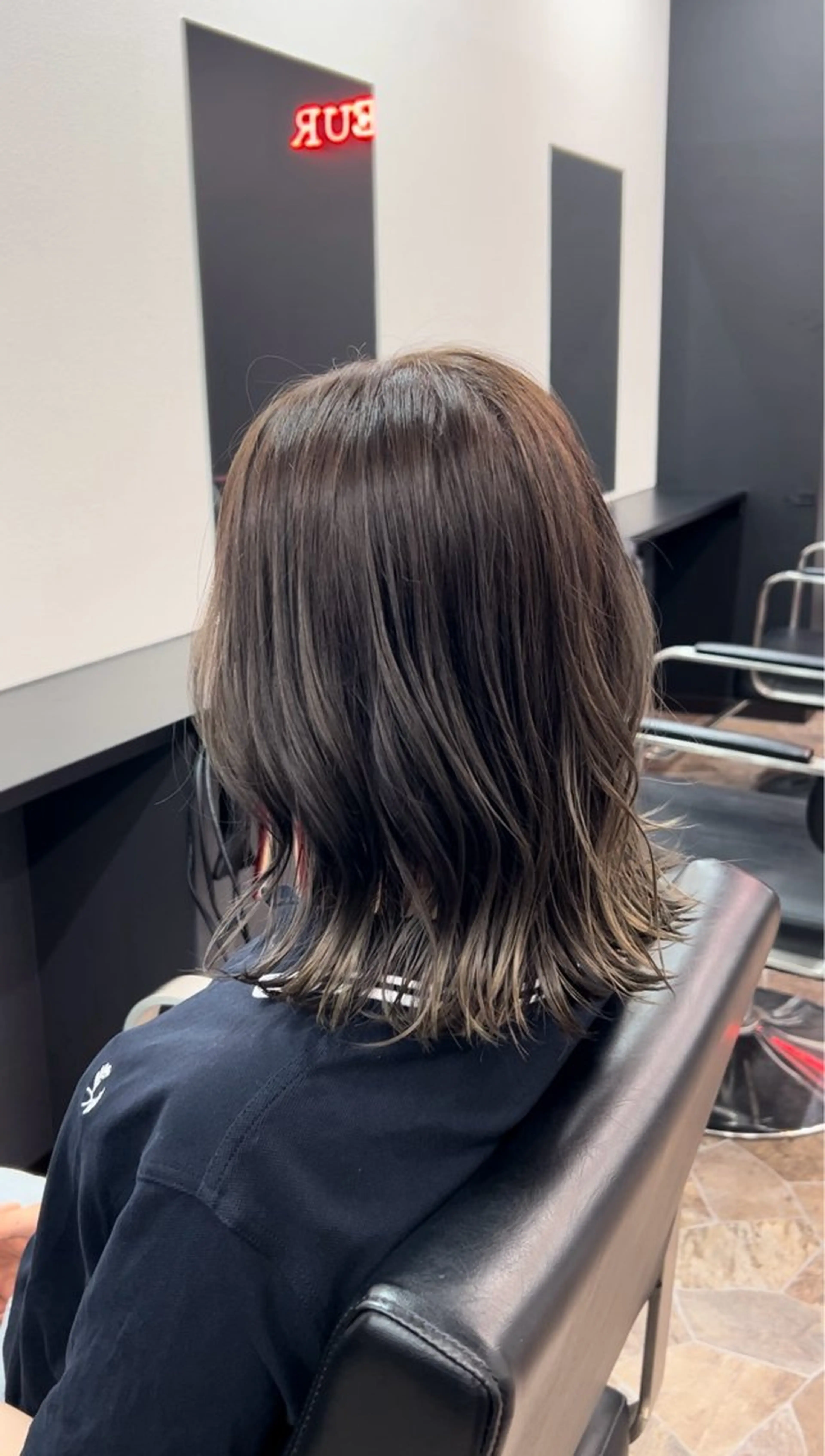 ミディアム カラー COEUR🧡 山下　優花のヘアスタイル
