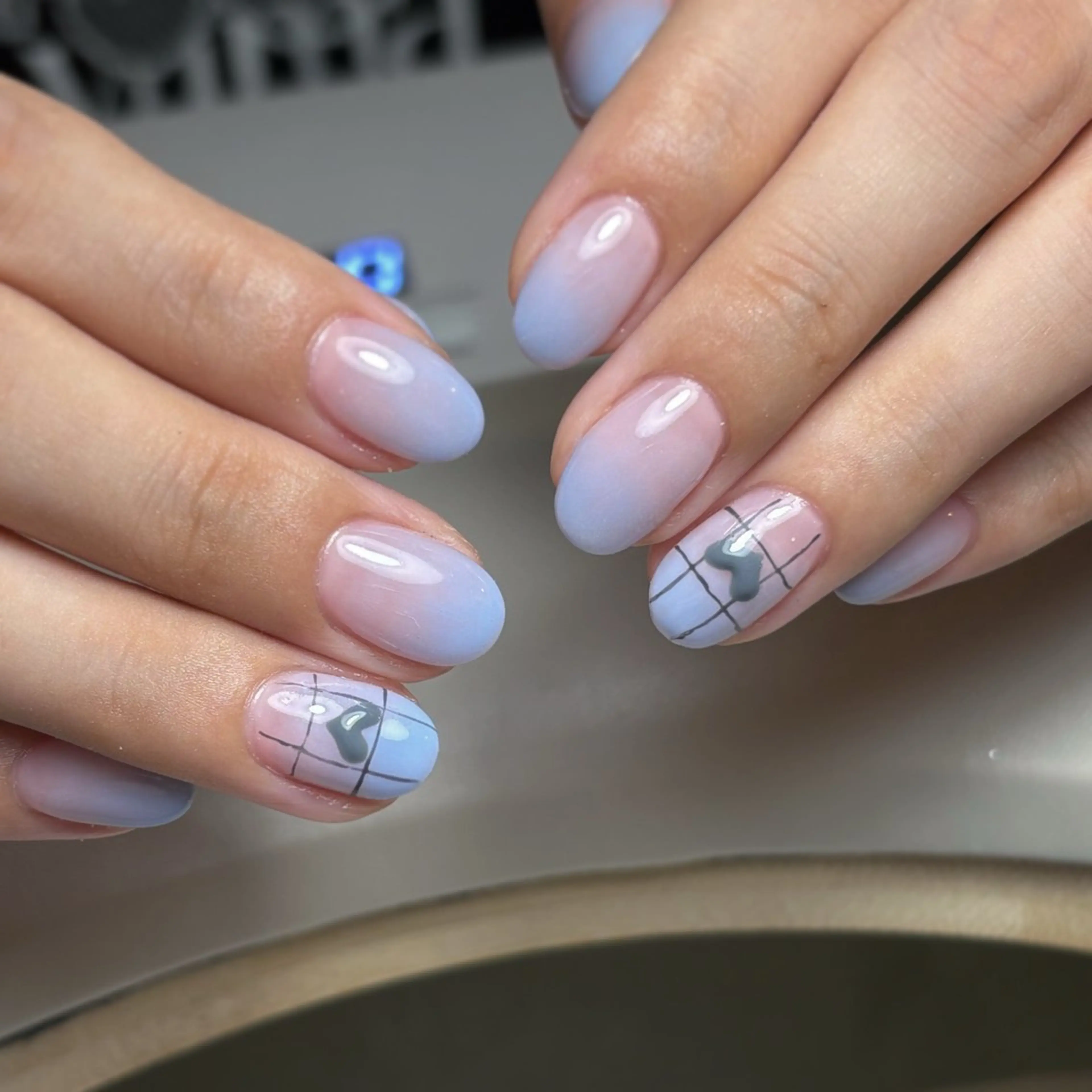 ネイル ハンドネイル r'e blanc wakaのネイルデザイン